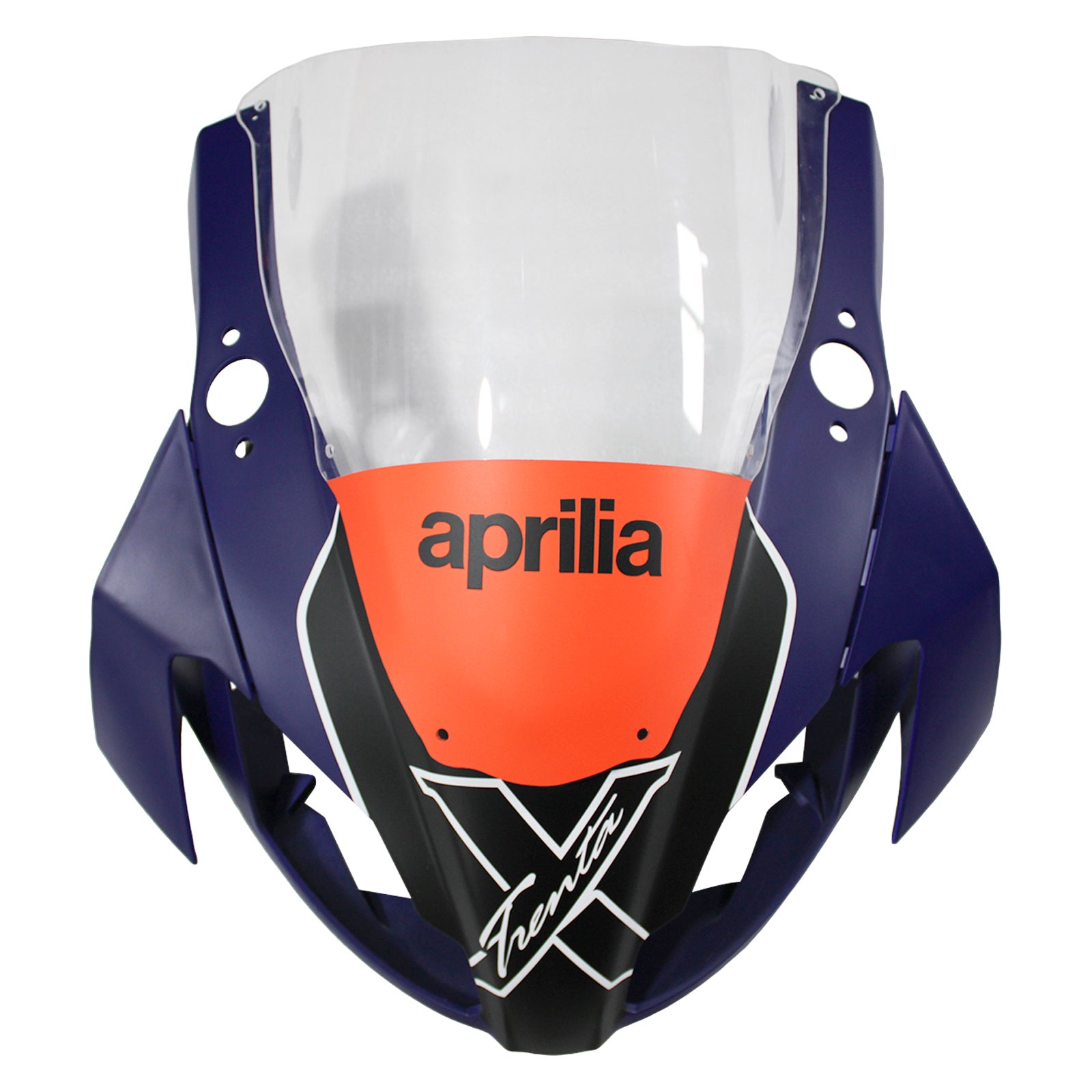 Amotopart 2006-2011 RS125 Aprilia Orange&Blue Fairing Kit