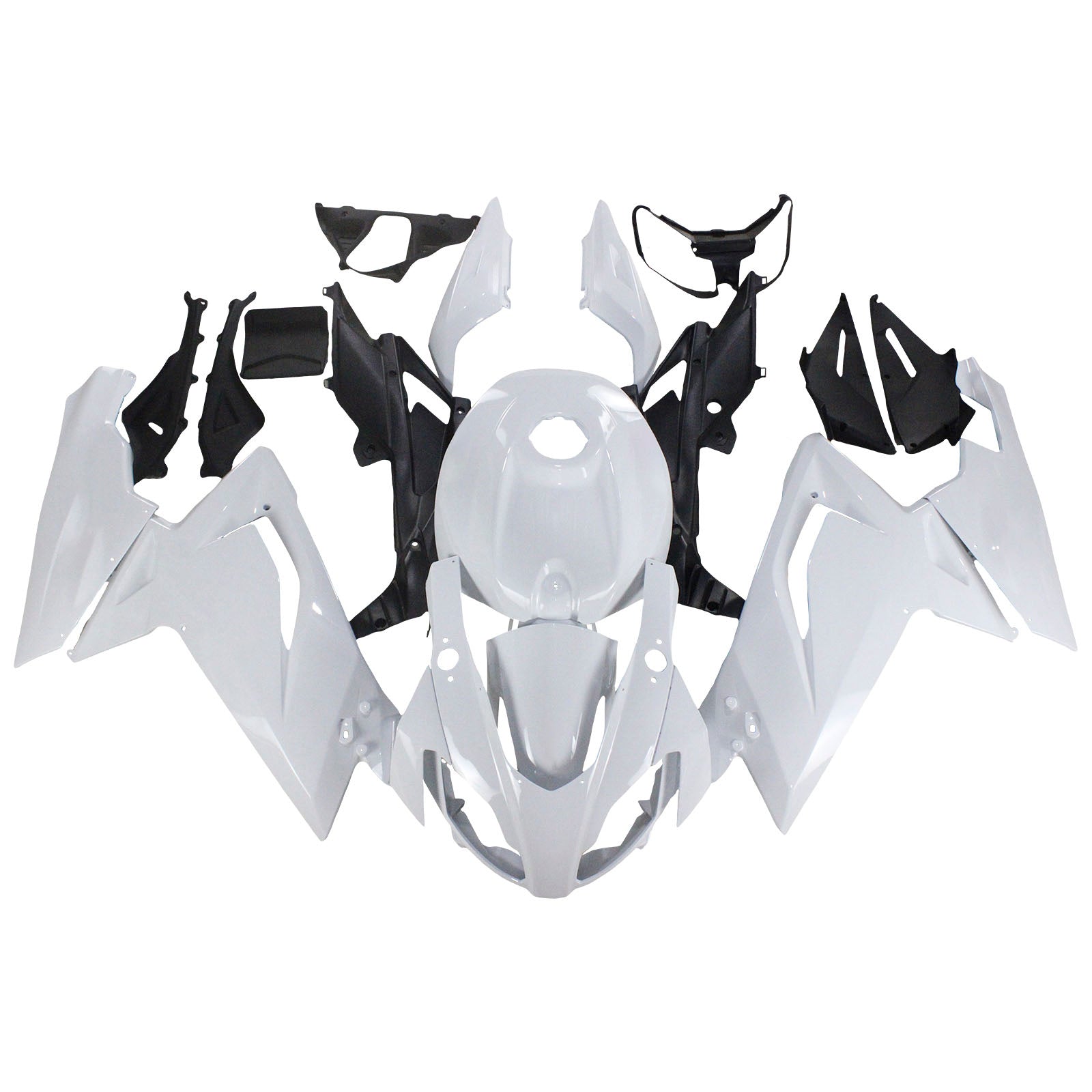 Amotopart 2006-2011 RS125 Aprilia White Fairing Kit