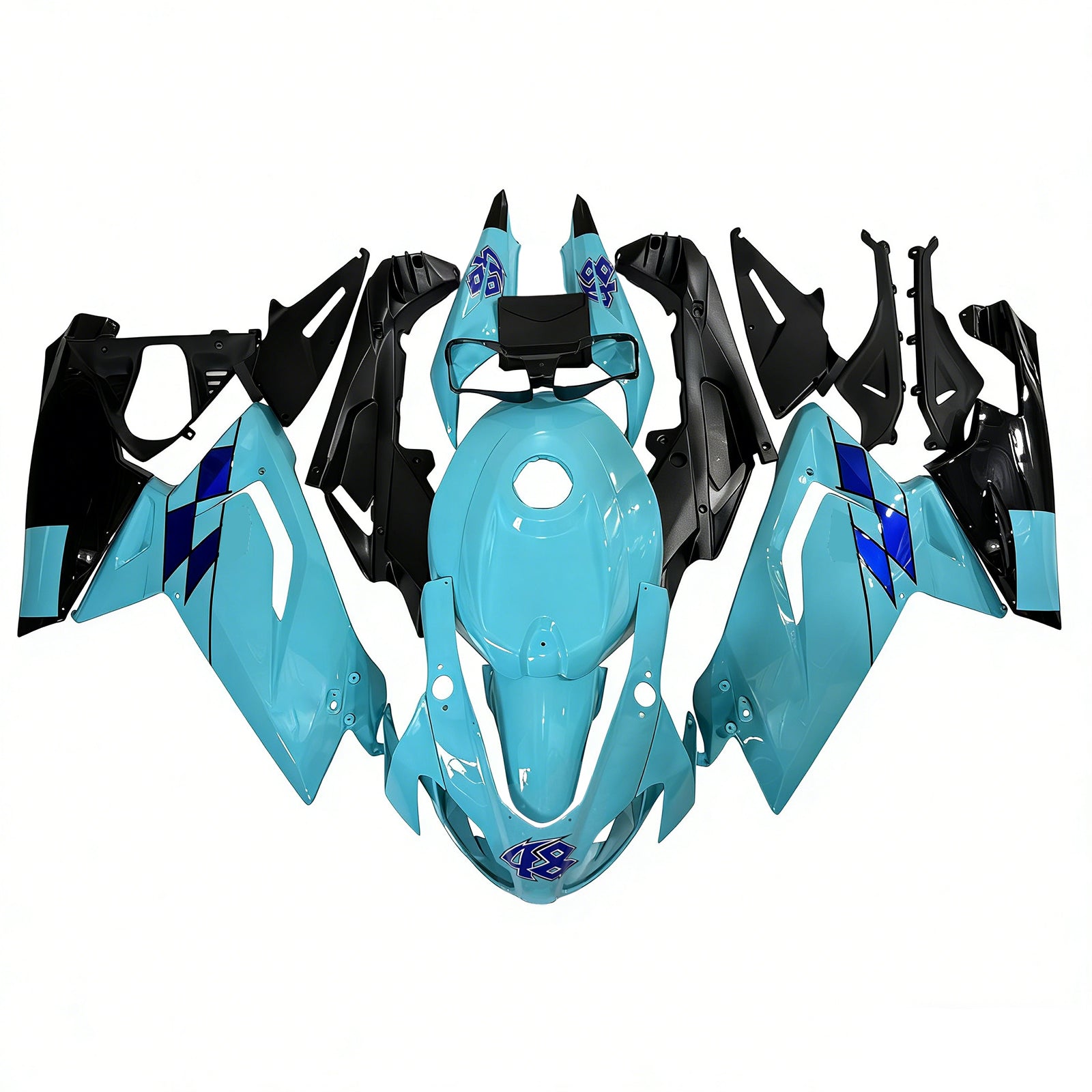 Amotopart 2006-2011 Aprilia RS125 Light Green Fairing Kit