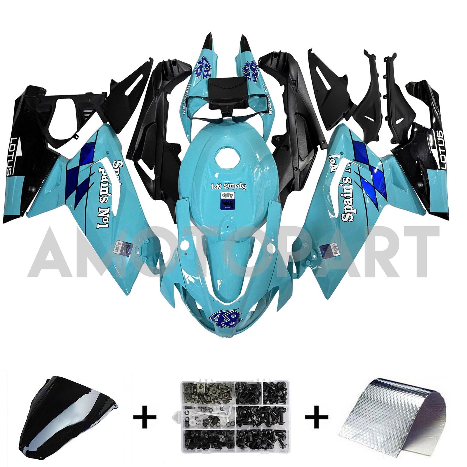 Amotopart 2006-2011 Aprilia RS125 Kit de carénage vert clair