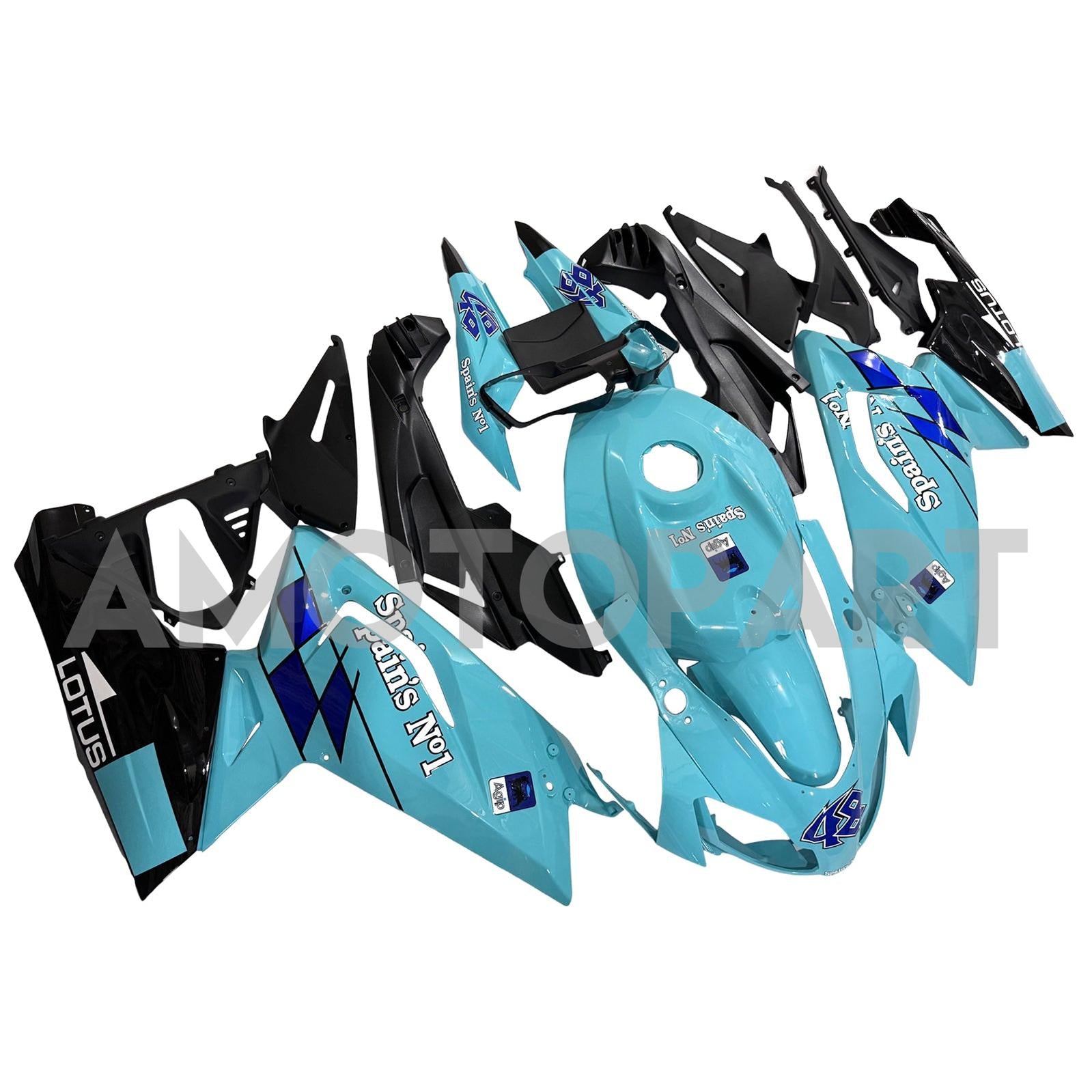 Amotopart 2006-2011 Aprilia RS125 Light Green Fairing Kit