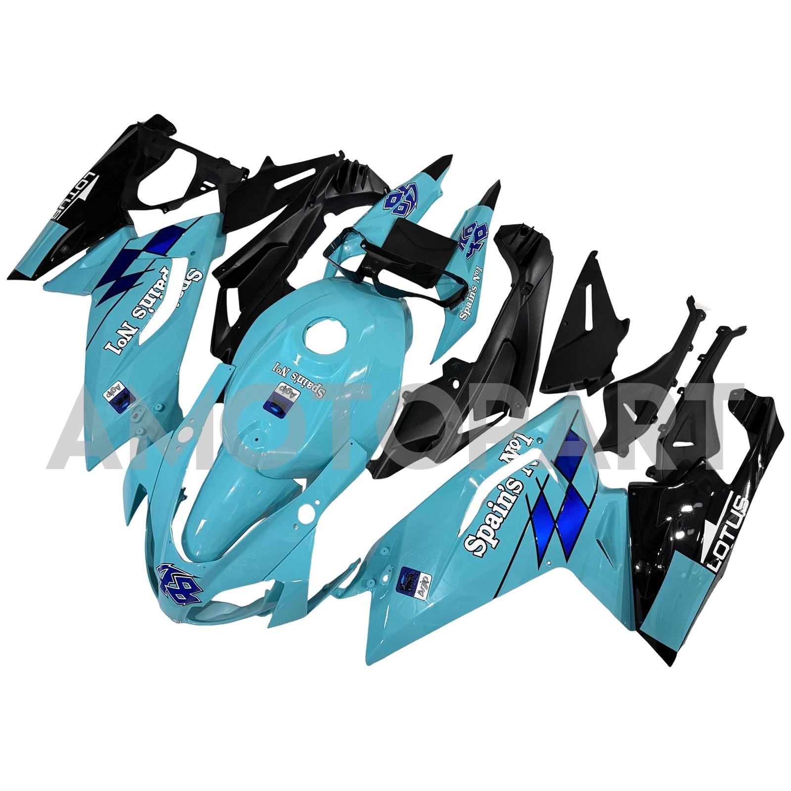 Amotopart 2006-2011 Aprilia RS125 Light Green Fairing Kit