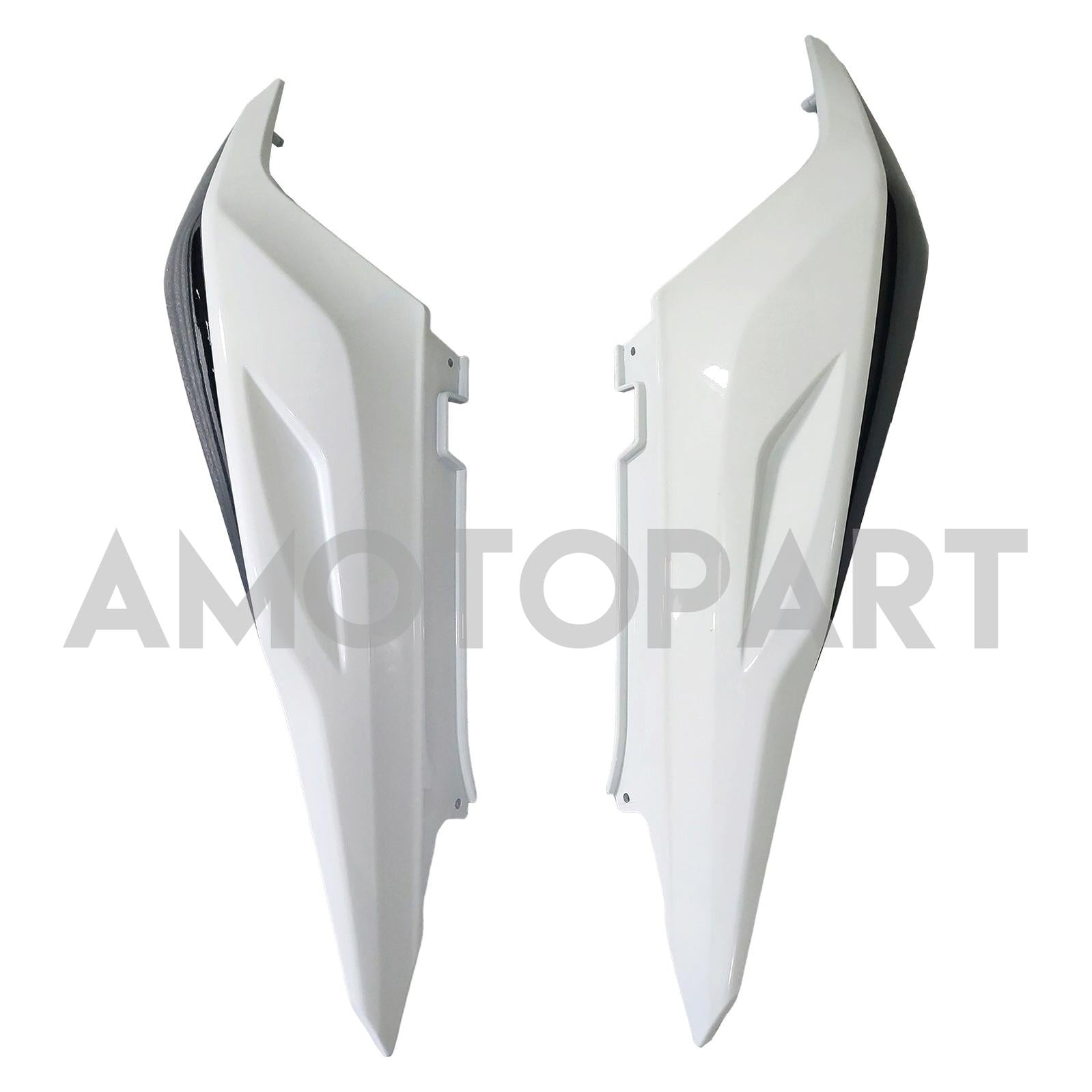 Amotopart 2006-2011 Aprilia RS125 Glossy White Black Fairing Kit