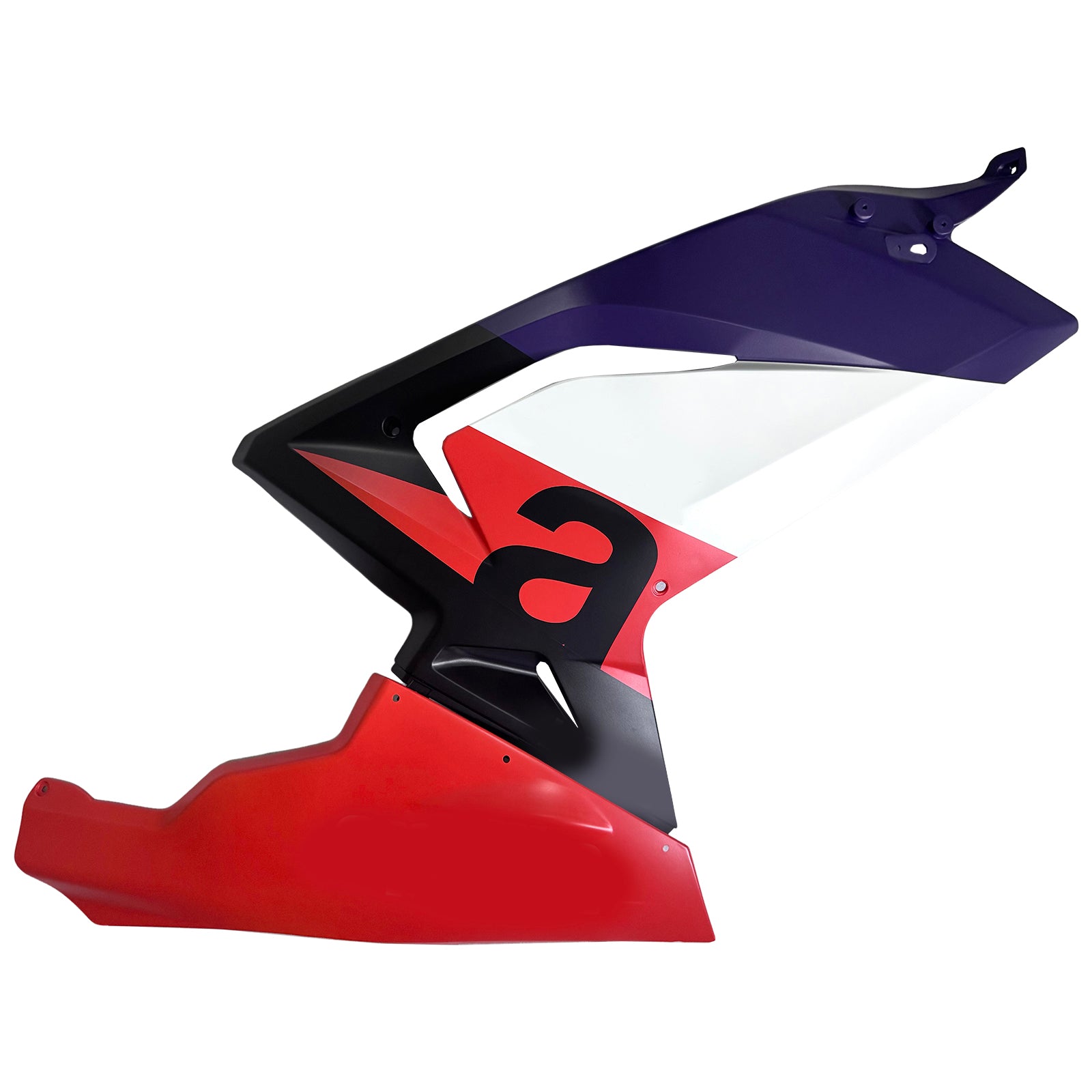 Amotopart 2006-2011 Aprilia RS125 Kit de carénage blanc rouge violet