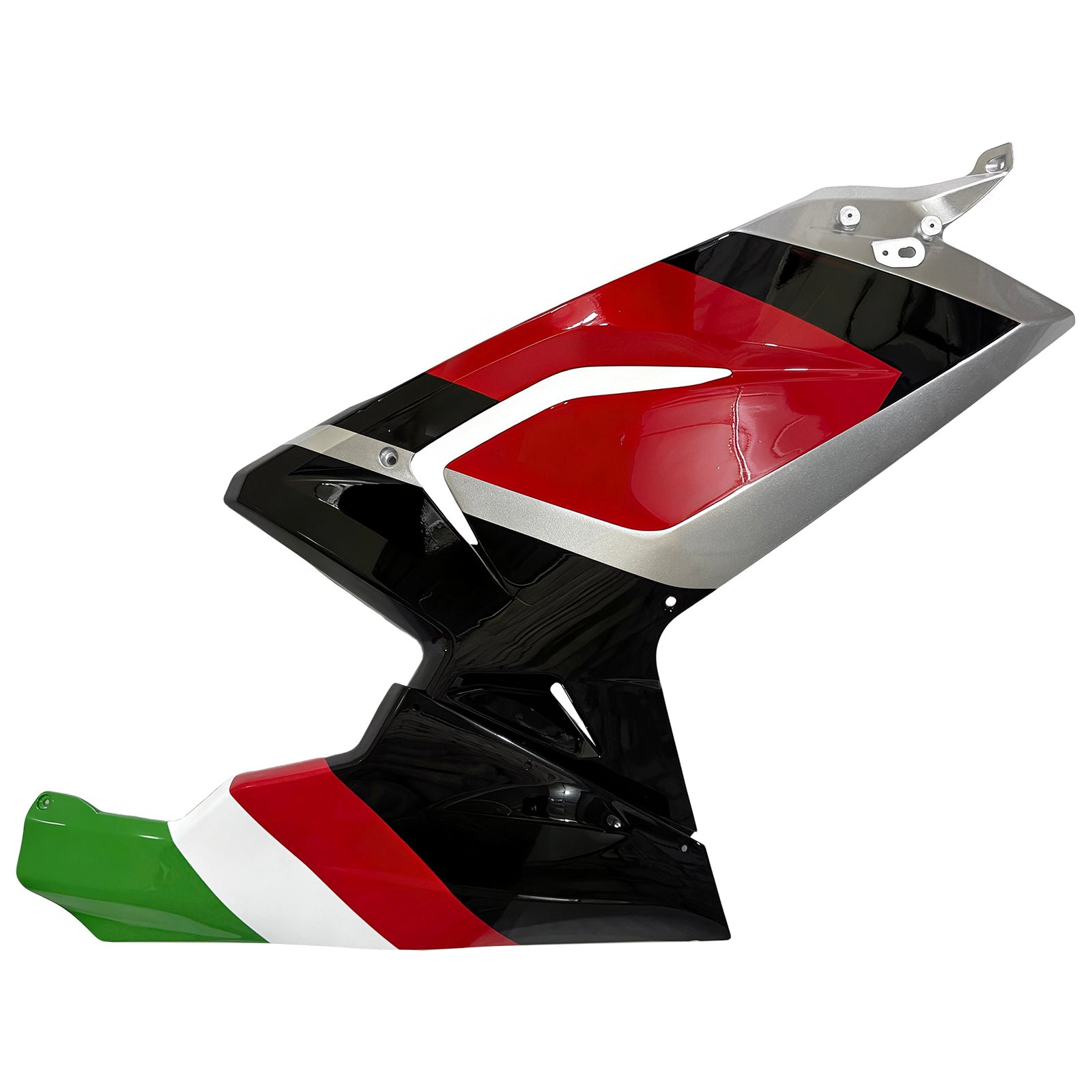 AMOTOPT 2006-2011 Aprilia RS125 Black Silver Red Fairing Kit