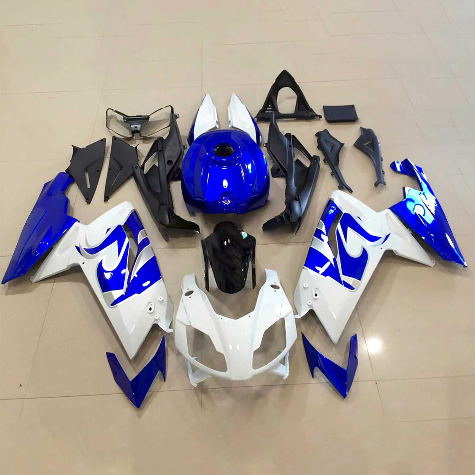 Amotopart 2006-2011 Aprilia RS125 Black Blue Fairing Kit