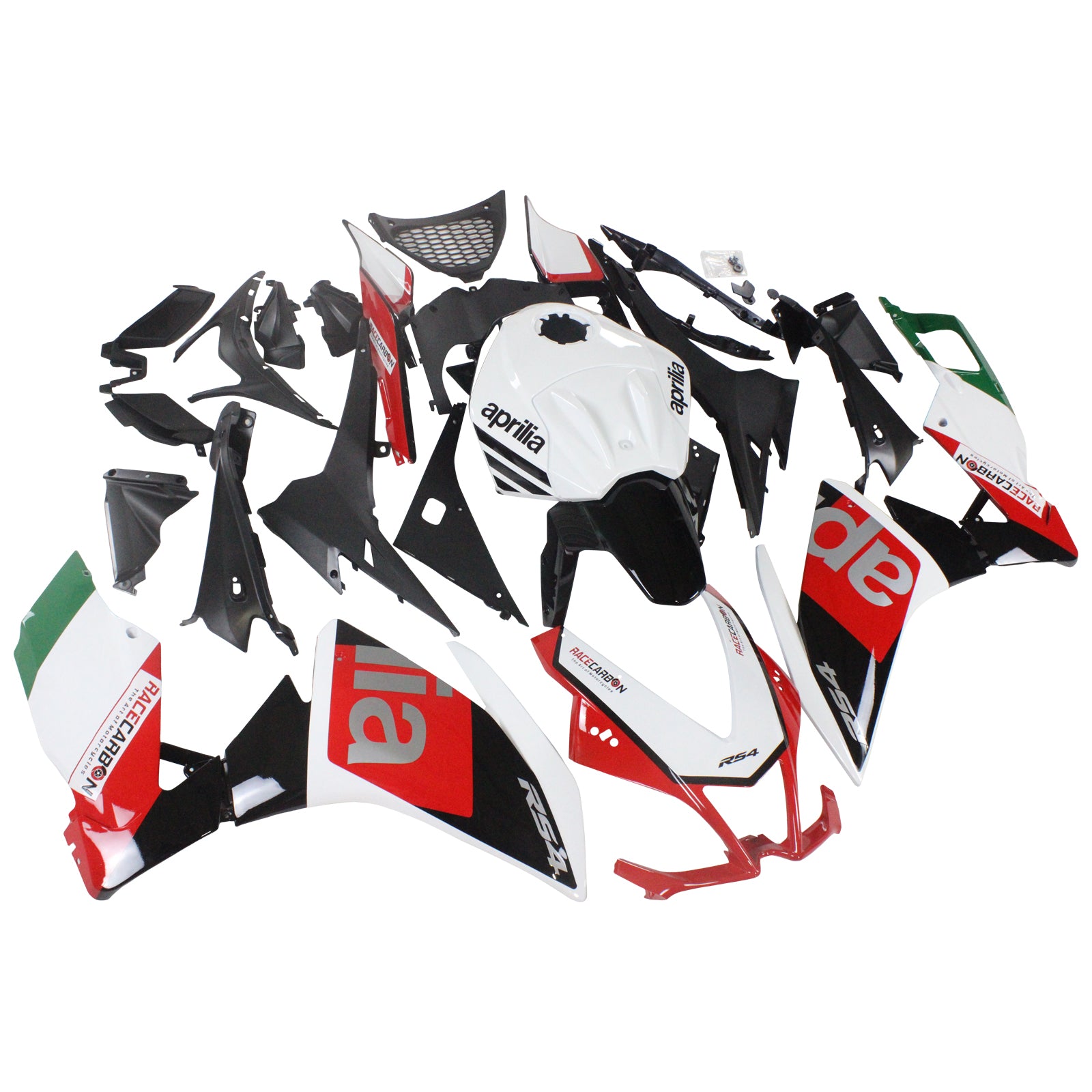 Amotopart 2012-2016 Aprilia RS4 RS125 RS50 White&Red Fairing Kit