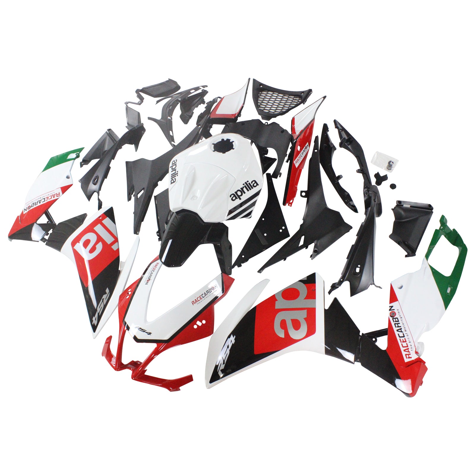 Amotopart 2012-2016 Aprilia RS4 RS125 RS50 White&Red Fairing Kit