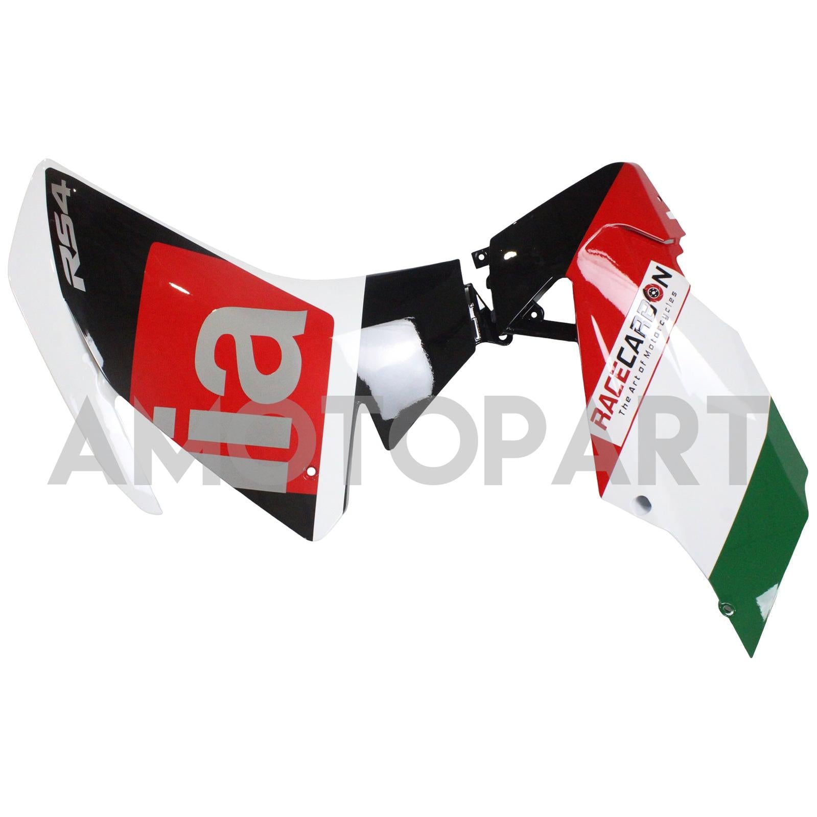 AMOTOPART 2012-2016 APRILIA RS4 RS125 RS50 White & Red Fairing Kit