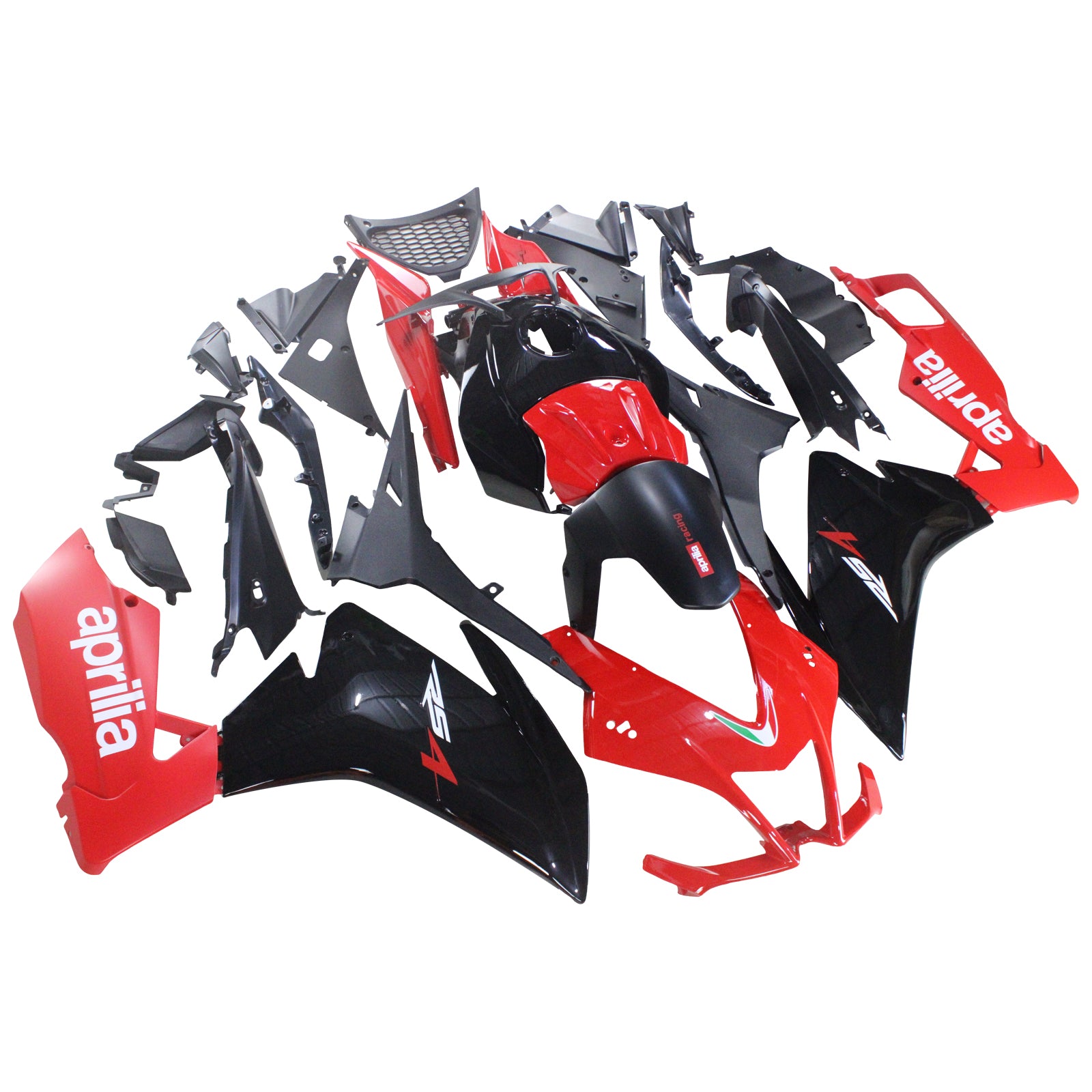 Amotopart 2012-2016 Aprilia RS4 RS125 RS50 Red&Black Fairing Kit