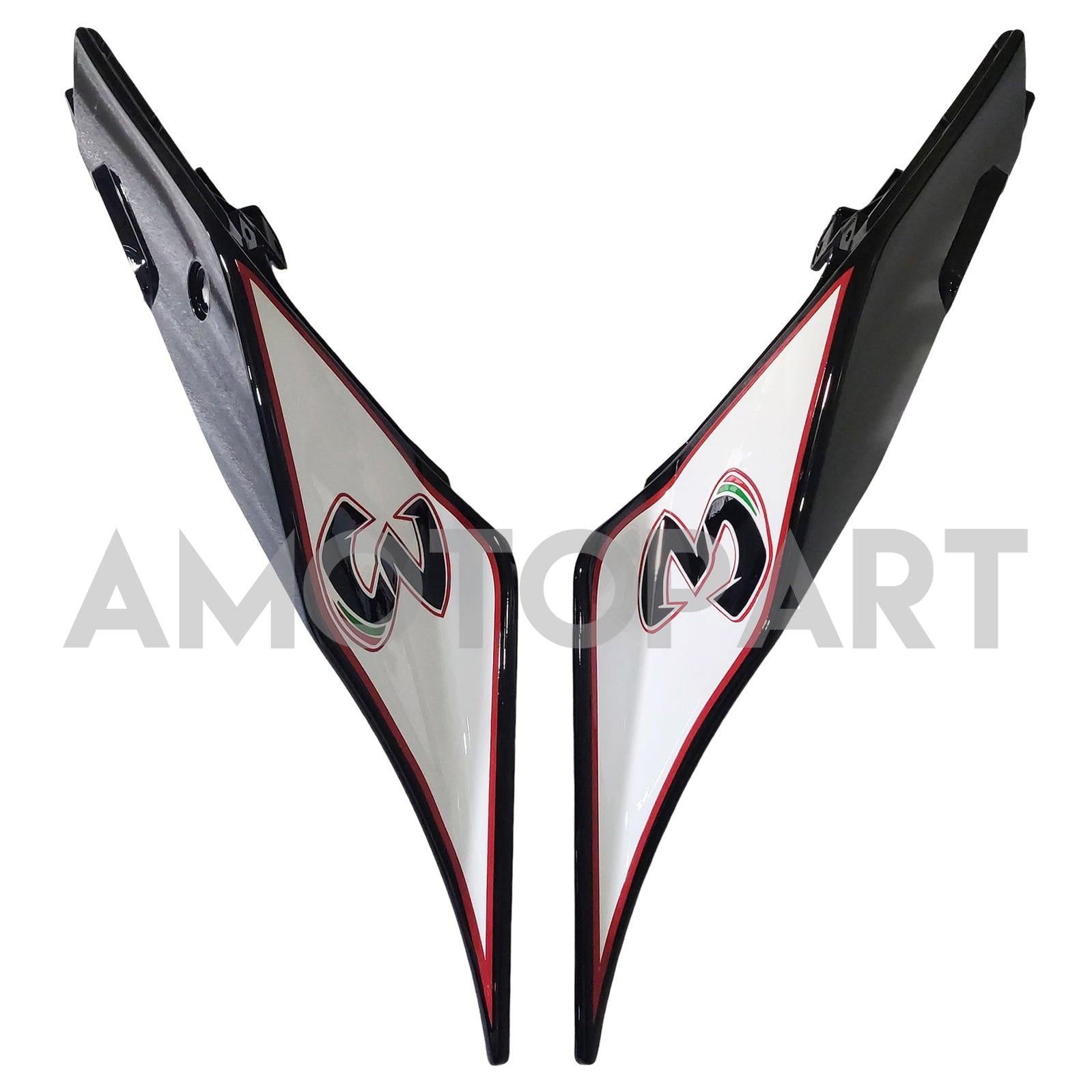 Amotopart 2012–2016 Aprilia RS4 RS125 RS50 Schwarz&Rotes Verkleidungsset