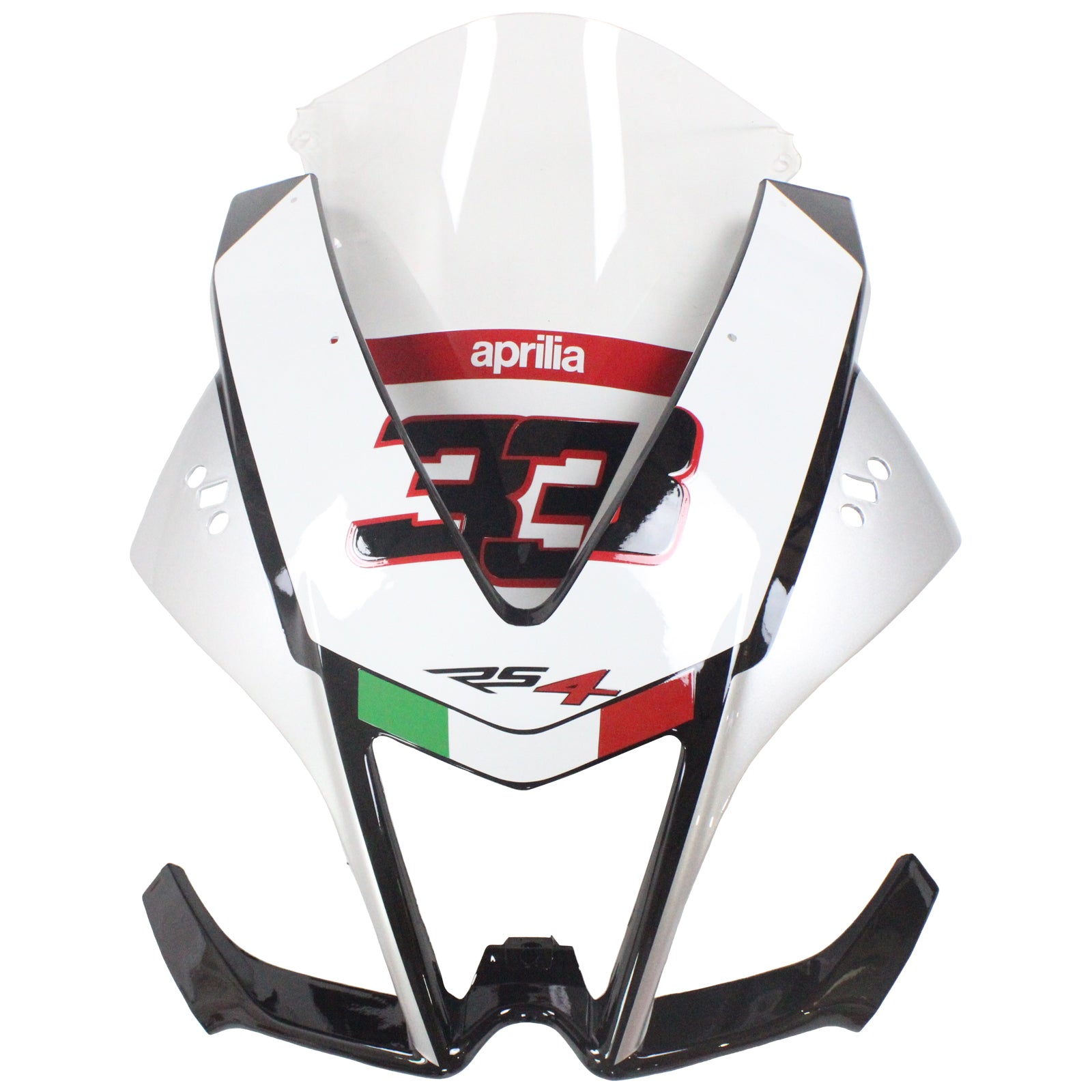 Amotopart 2012–2016 Aprilia RS4 RS125 RS50 Black&amp;Sliver Verkleidungsset