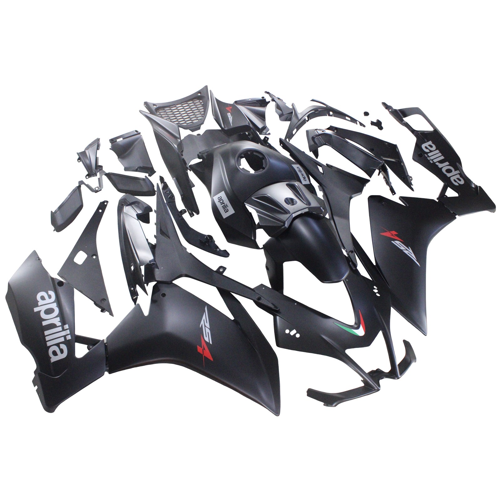 Amotopart 2012-2016 Aprilia RS4 RS125 RS50 Matte Black Fairing Kit