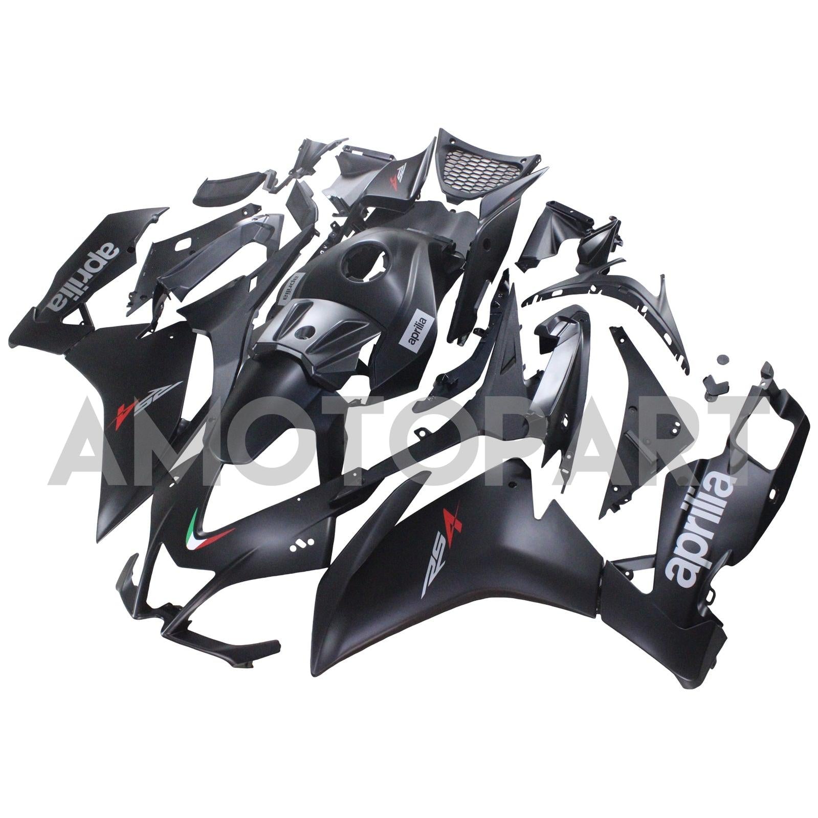 Amotopart 2012-2016 Aprilia RS4 RS125 RS50 Matte Black Fairing Kit