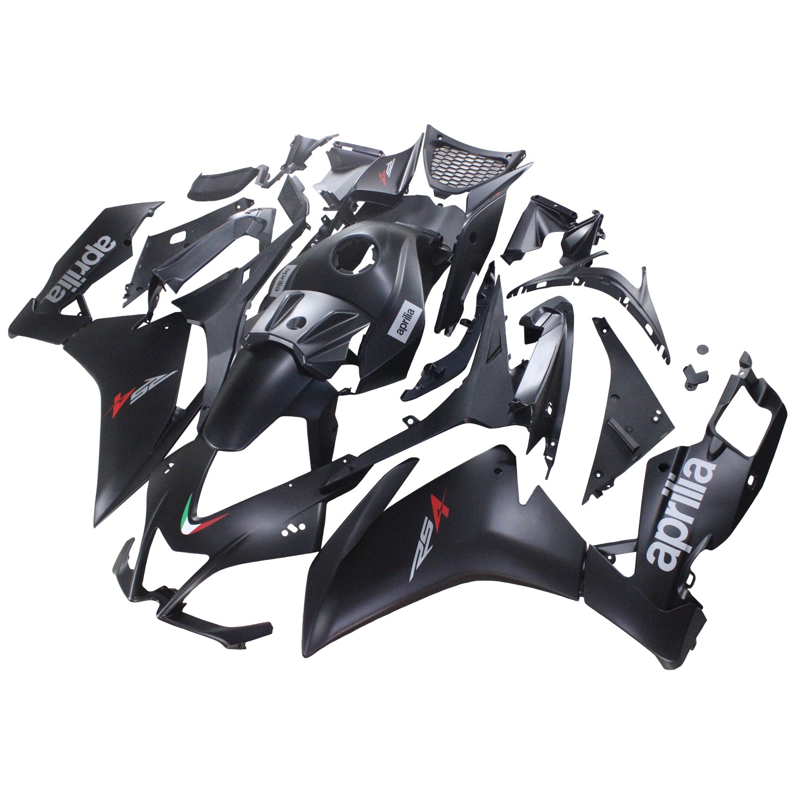 Amotopart 2012-2016 Aprilia RS4 RS125 RS50 Matte Black Fairing Kit