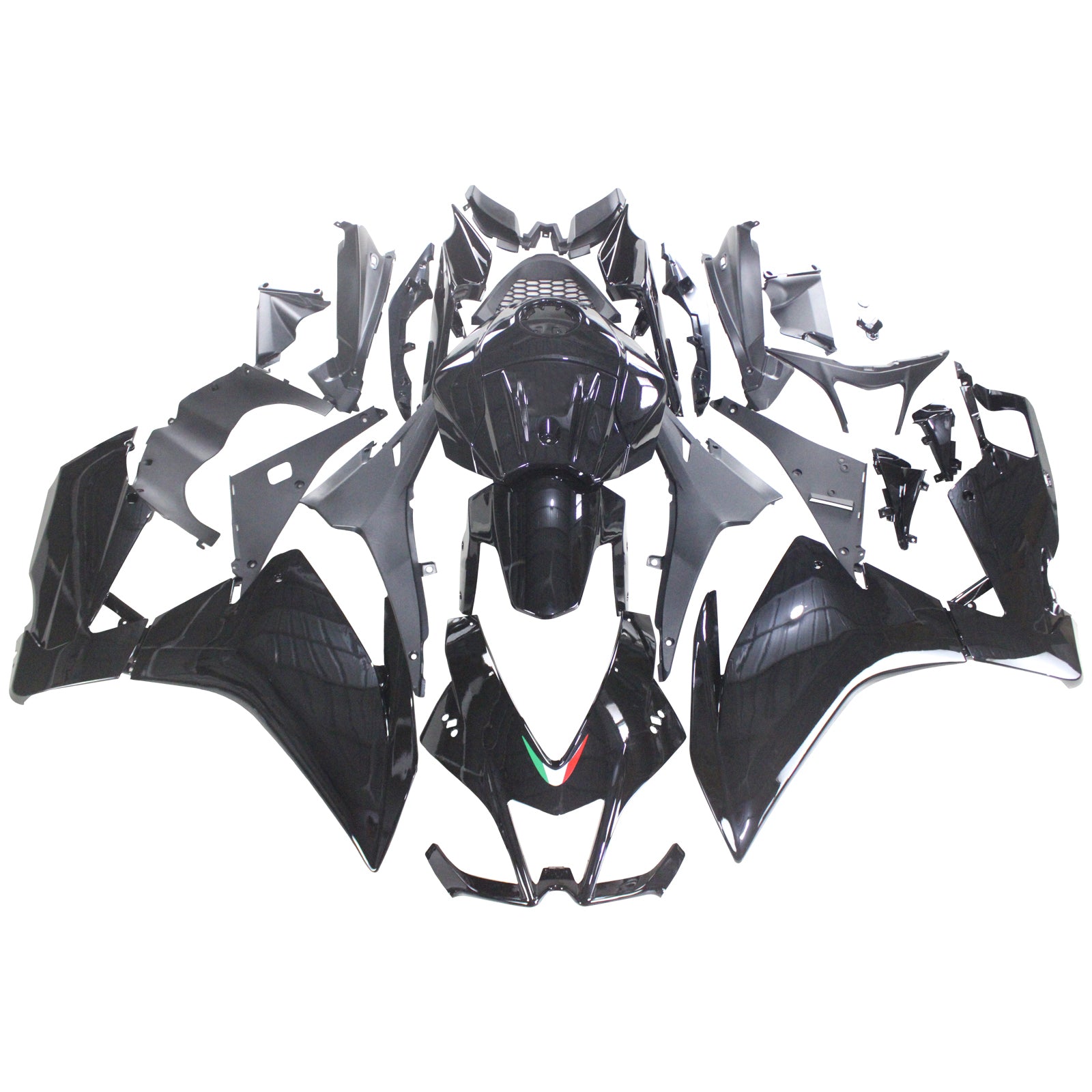 Amotopart 2012-2016 Aprilia RS4 RS125 RS50 lesklá černá sada kapotáže