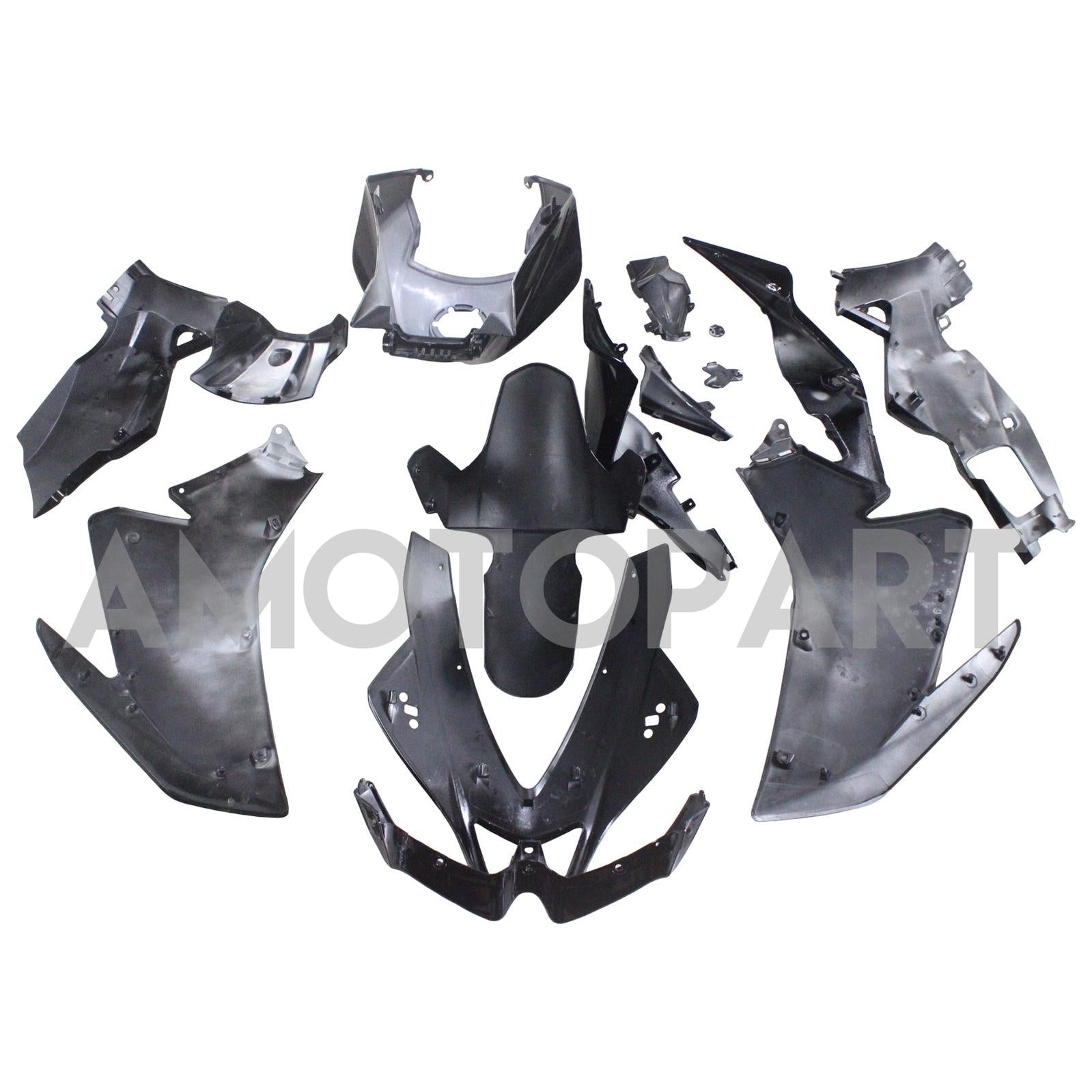 AMOTOPART 2012-2016 APRILIA RS4 RS125 RS50 GLOSSY Black Fairing Kit