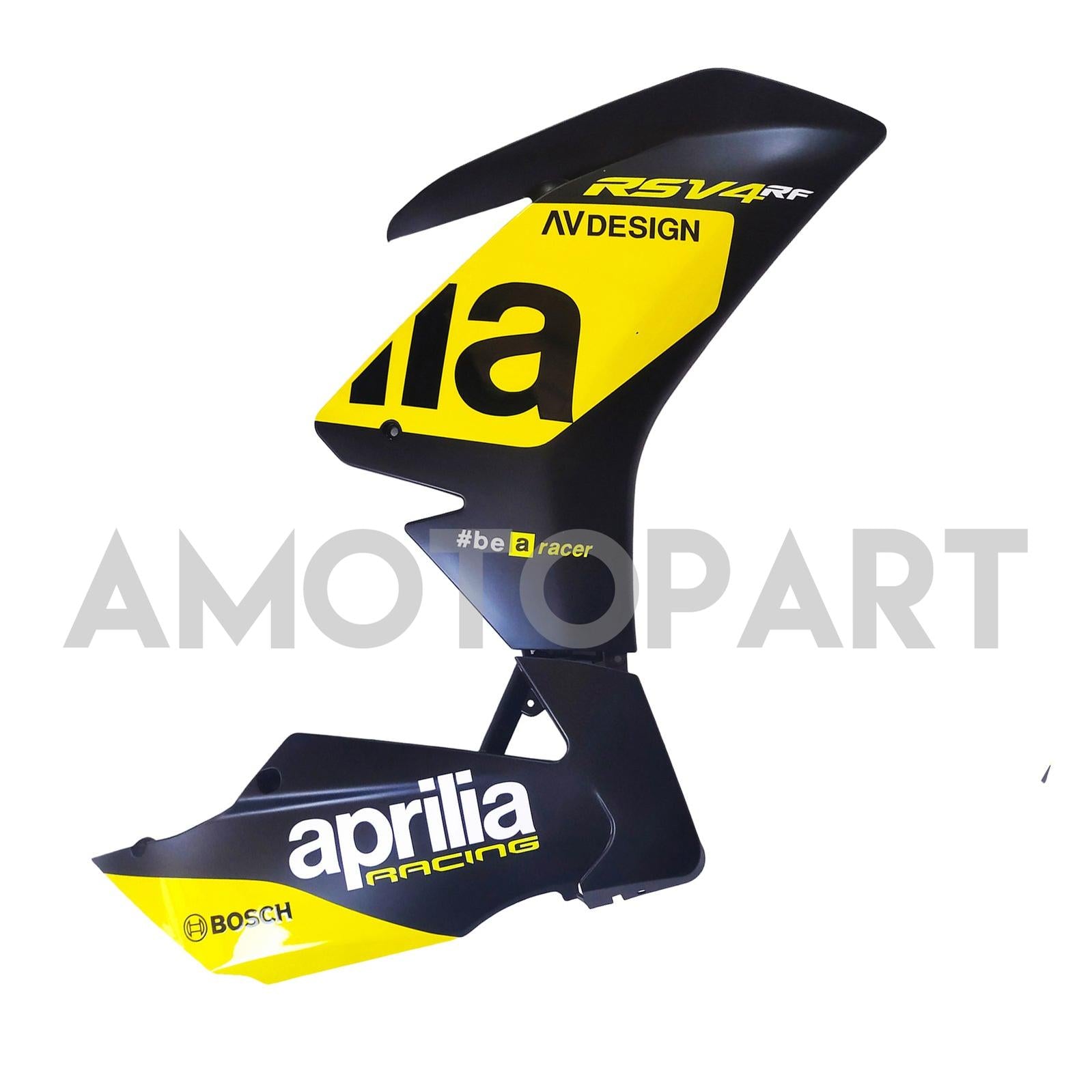 Amotopart 2012–2016 RS4 125 50 Aprilia Gold&Schwarzes Verkleidungskit