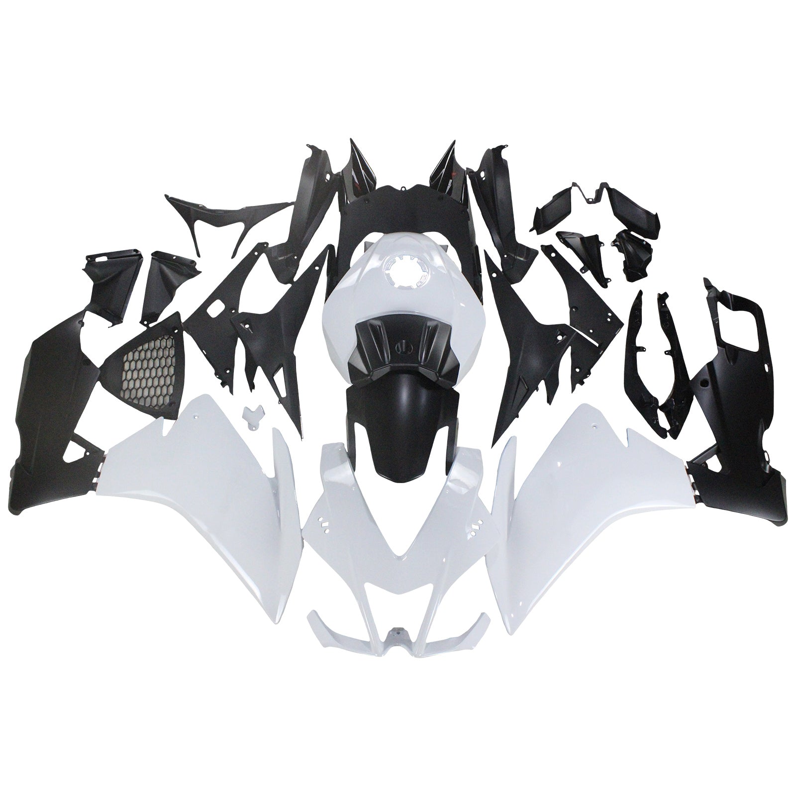 Amotopart 2012-2016 RS4 125 50 Aprilia Nero&WKit carenatura bianca