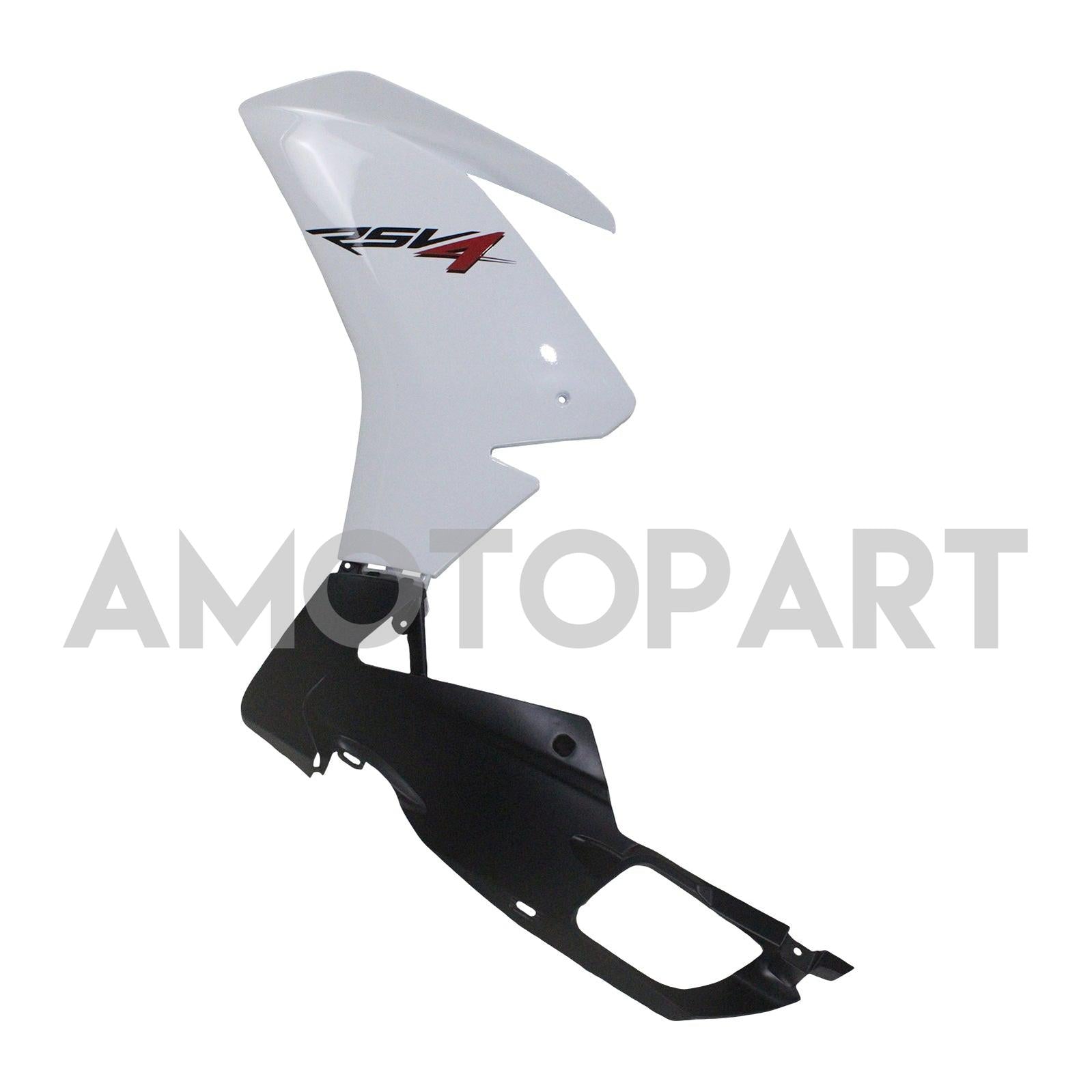 Amotopart 2012-2016 RS4 125 50 Aprilia Black&White Fairing Kit