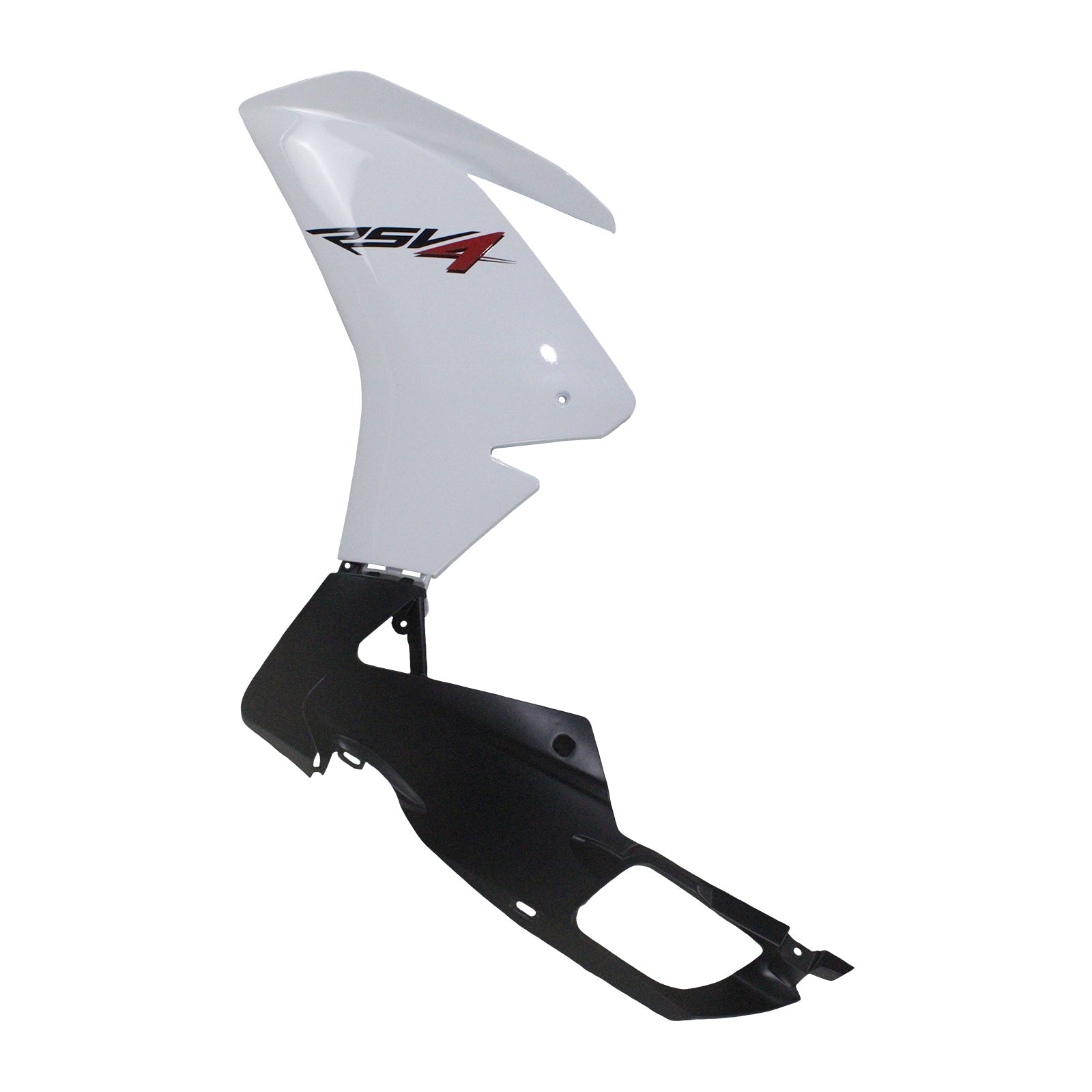 Amotopart 2012-2016 RS4 125 50 Aprilia Schwarz&Wweißes Verkleidungsset