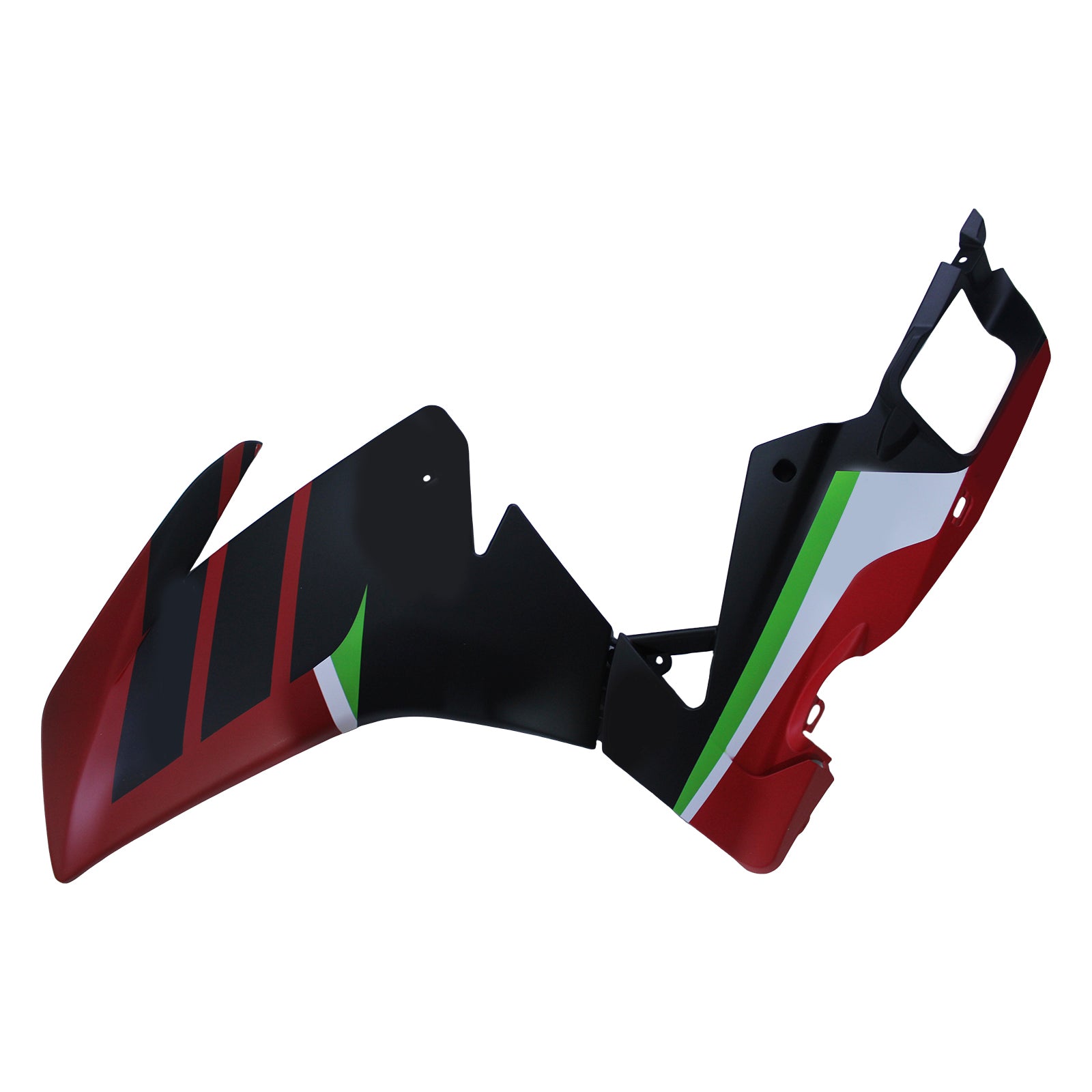 Amotopart 2012-2016 RS4 125 50 Aprilia Red&Green Style3 Fairing Kit