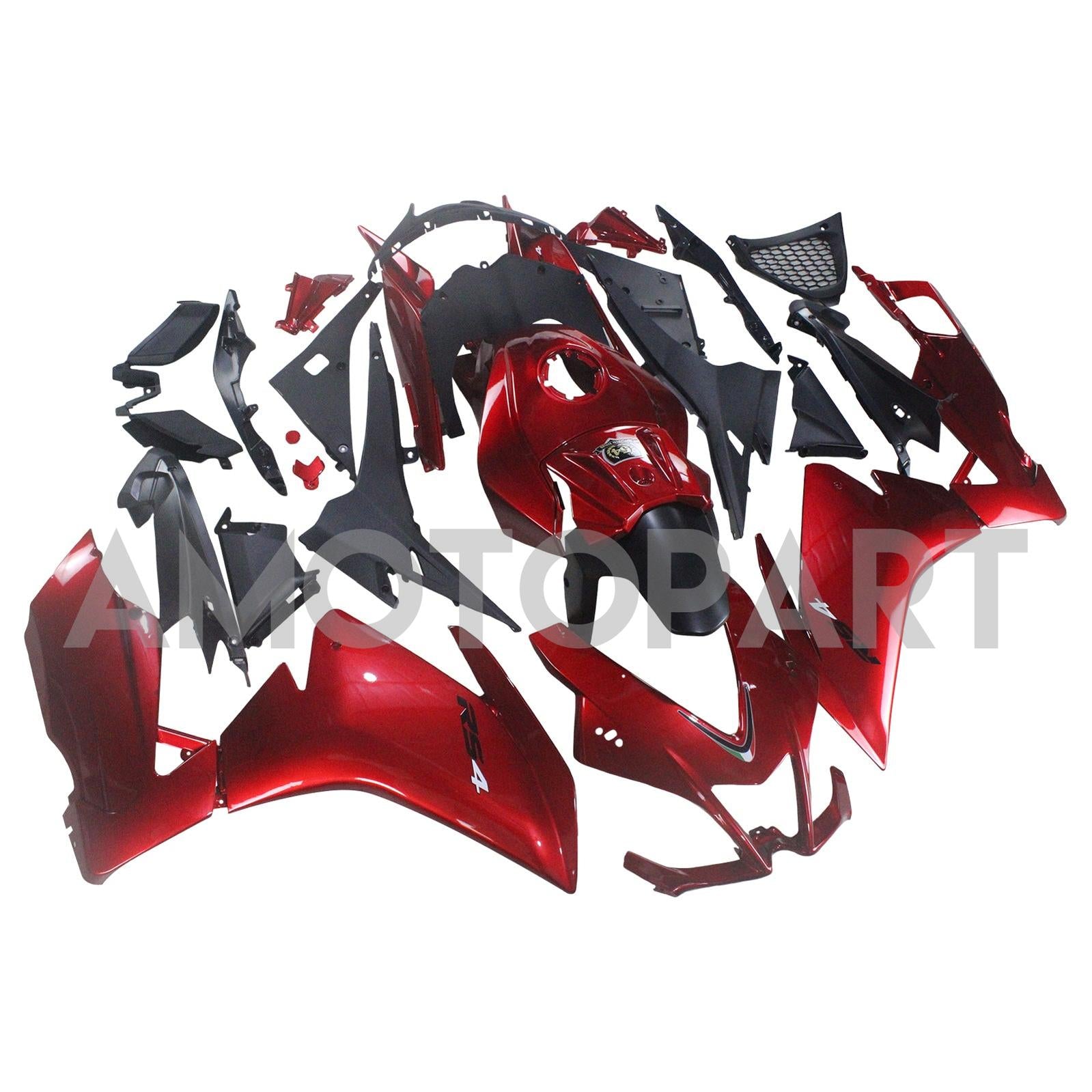 AMOTOPART 2012-2016 RS4 125 50 APRILIA GLOSS RED FAIRING KIT