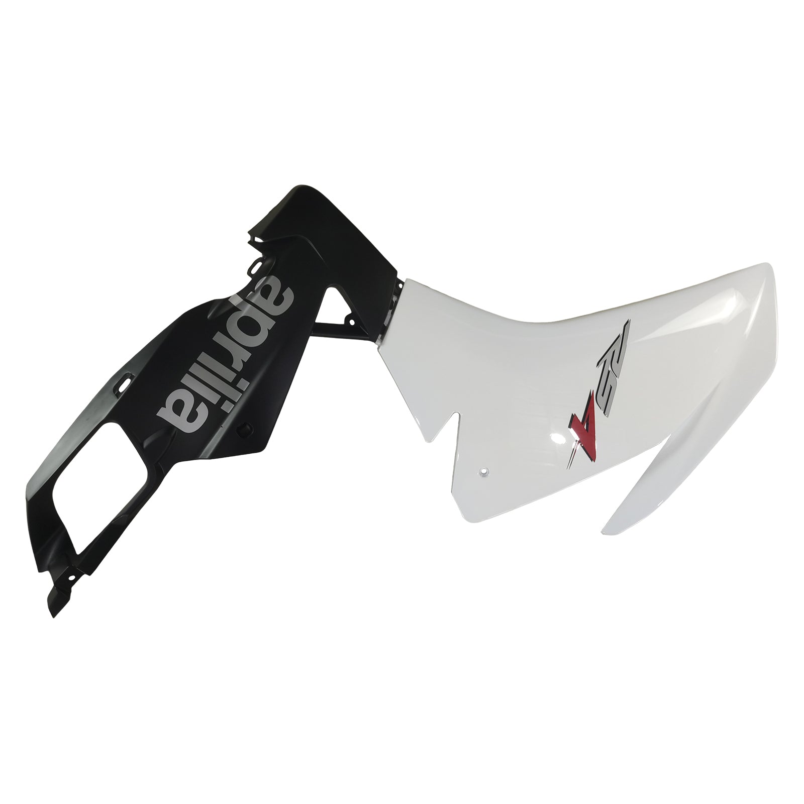 Amotopart 2012-2016 RS4 125 50 Aprilia White&Black Fairing Kit