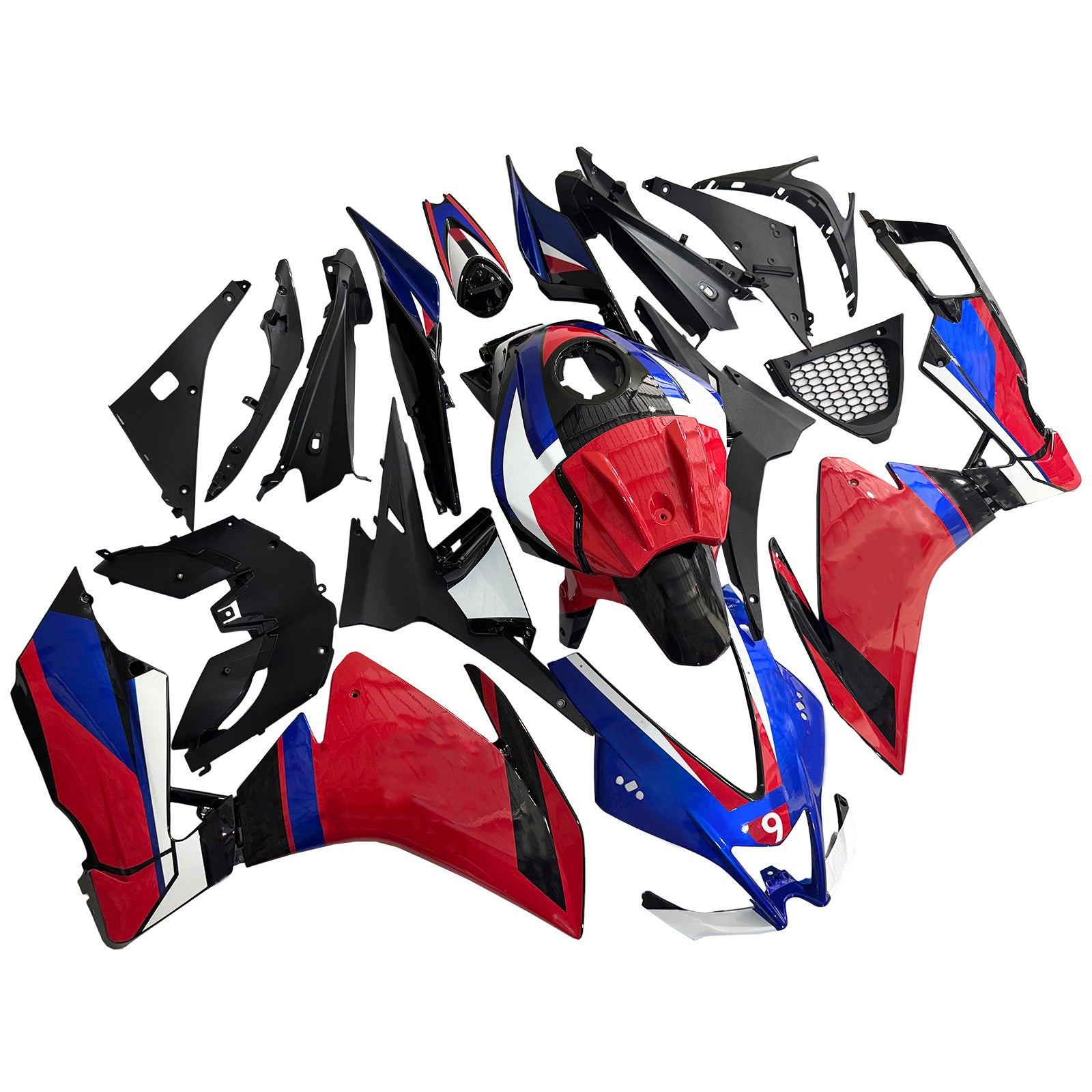 Amotopart 2012-2016 Aprilia RS4 / 125 / 50 Red Blue Fairing Kit