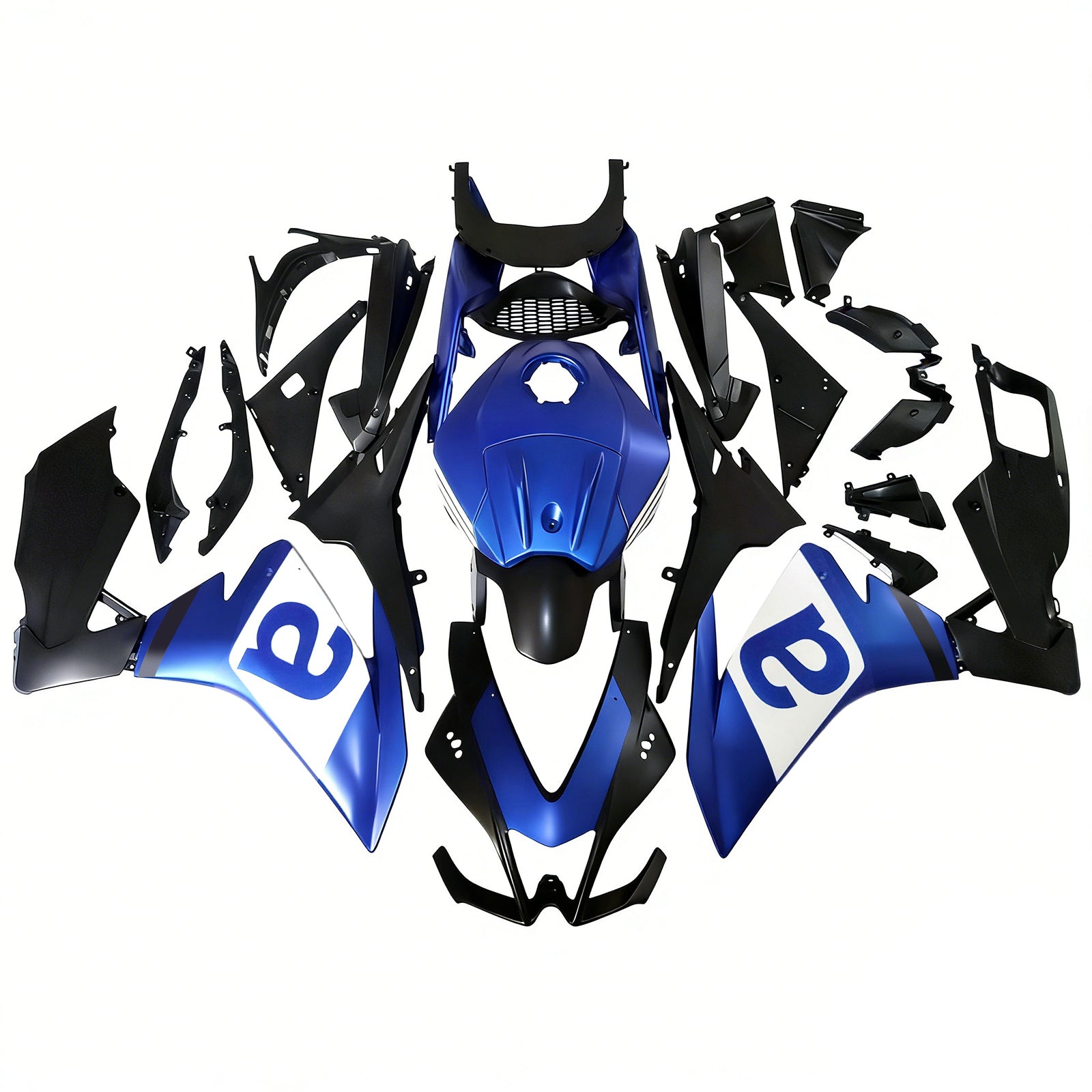 Amotopart 2012-2016 Aprilia RS4 / 125 / 50 Blue Black  Fairing Kit