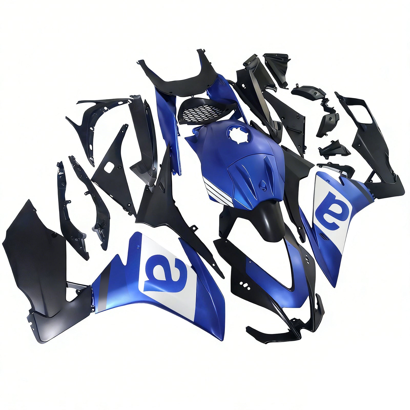Amotopart 2012-2016 Aprilia RS4 / 125 / 50 Blue Black  Fairing Kit