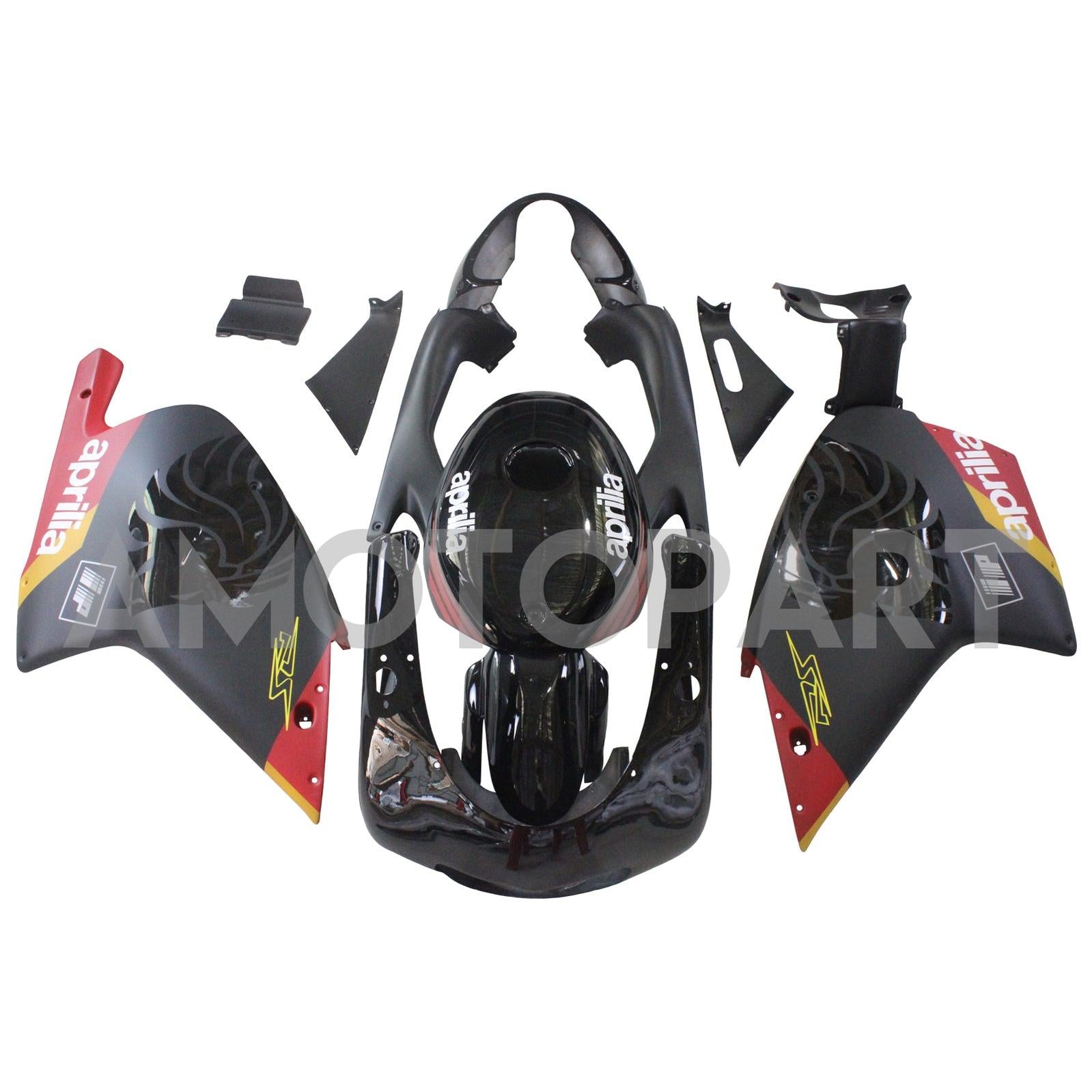 Amotopart 2000-2005 Aprilia RS125 Matte&Gloss Black Fairing Kit