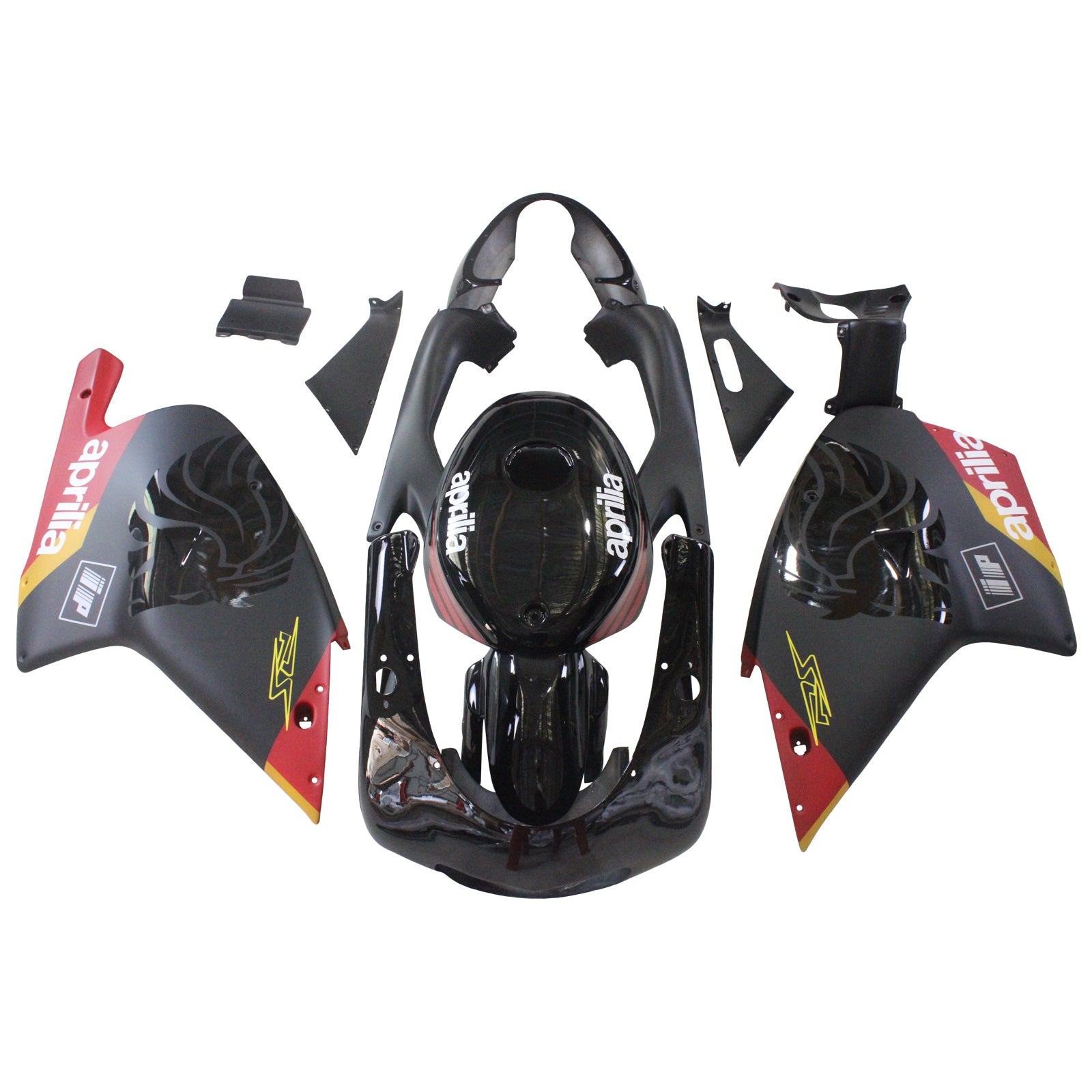 Amotopart 2000-2005 Aprilia RS125 Matte&Gloss Black Fairing Kit