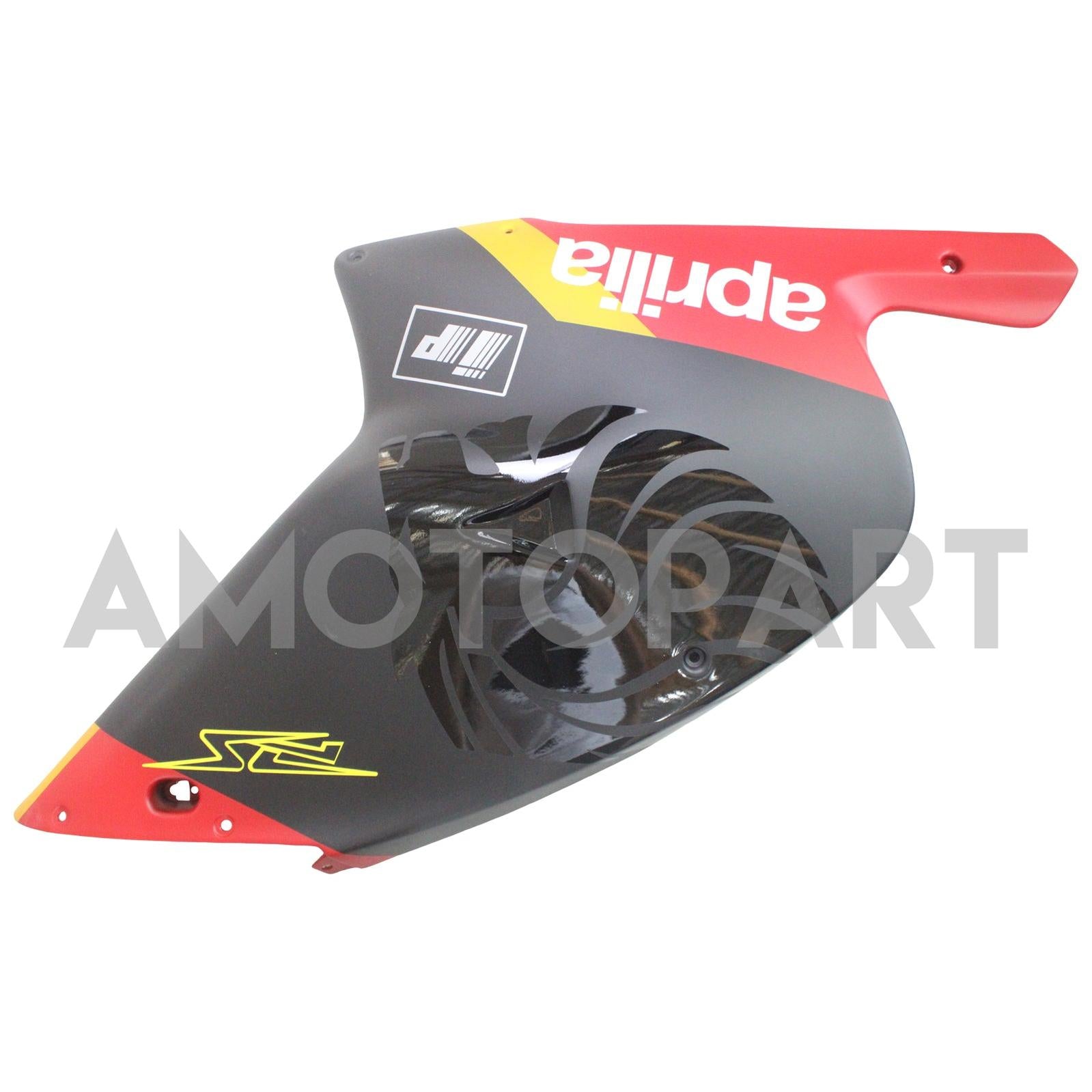 Amotopart Aprilia RS125 2000-2005 Mat&Kit de carénage noir brillant
