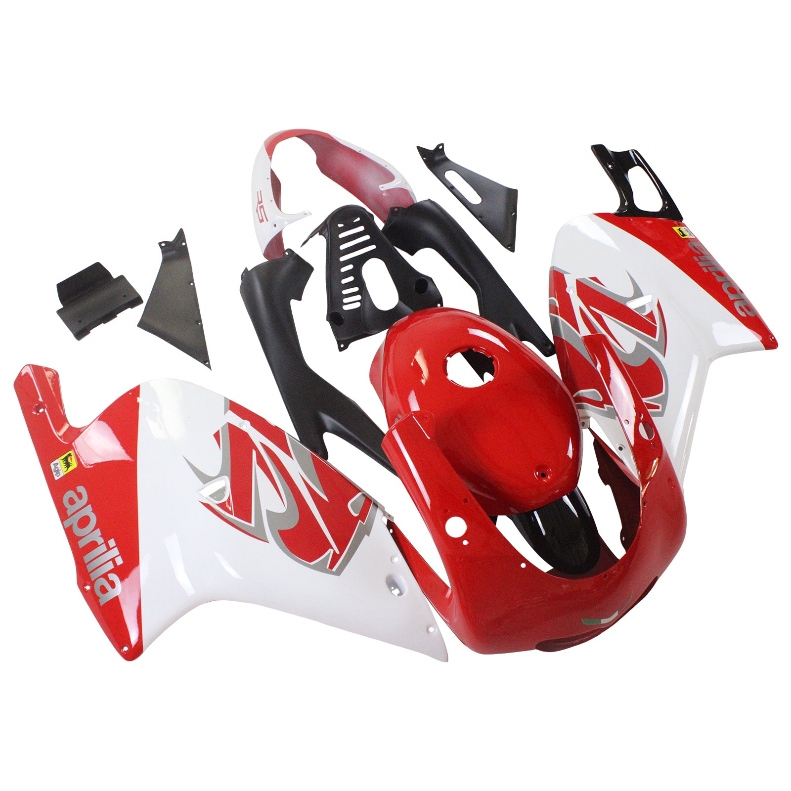 Amotopart 2000-2005 Aprilia RS125 White&Red Fairing Kit