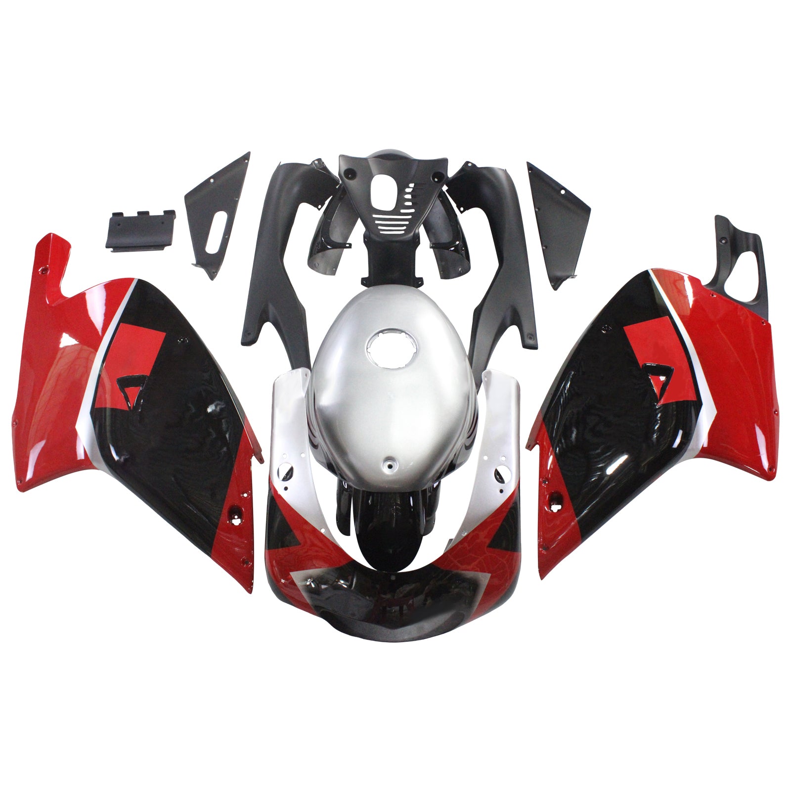 Amotopart 2000-2005 Aprilia RS125 Red & Black Fairing Kit