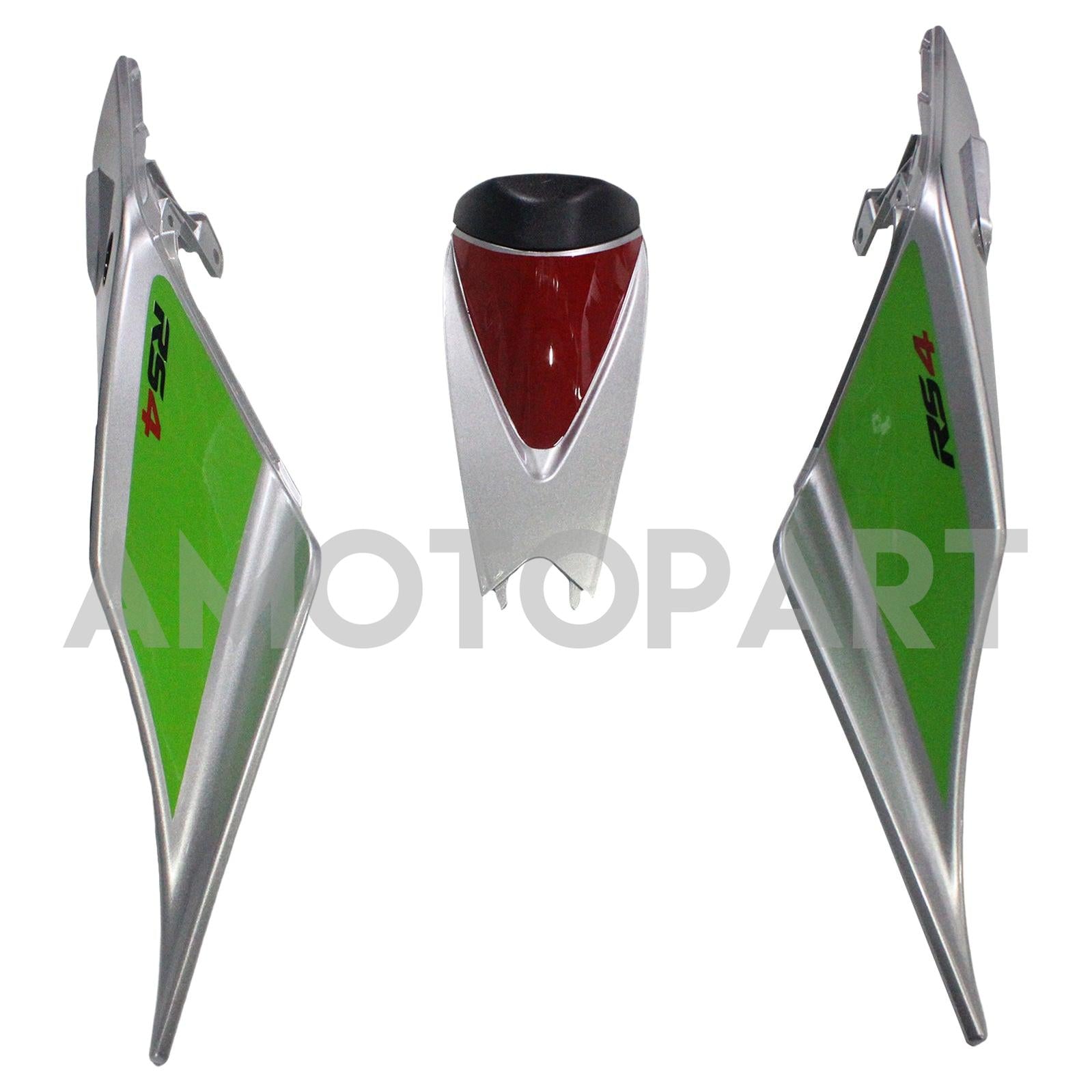 Amotopart Aprilia 2016-2020 RSV4 1000 Red&Green Style3 Fairing Kit