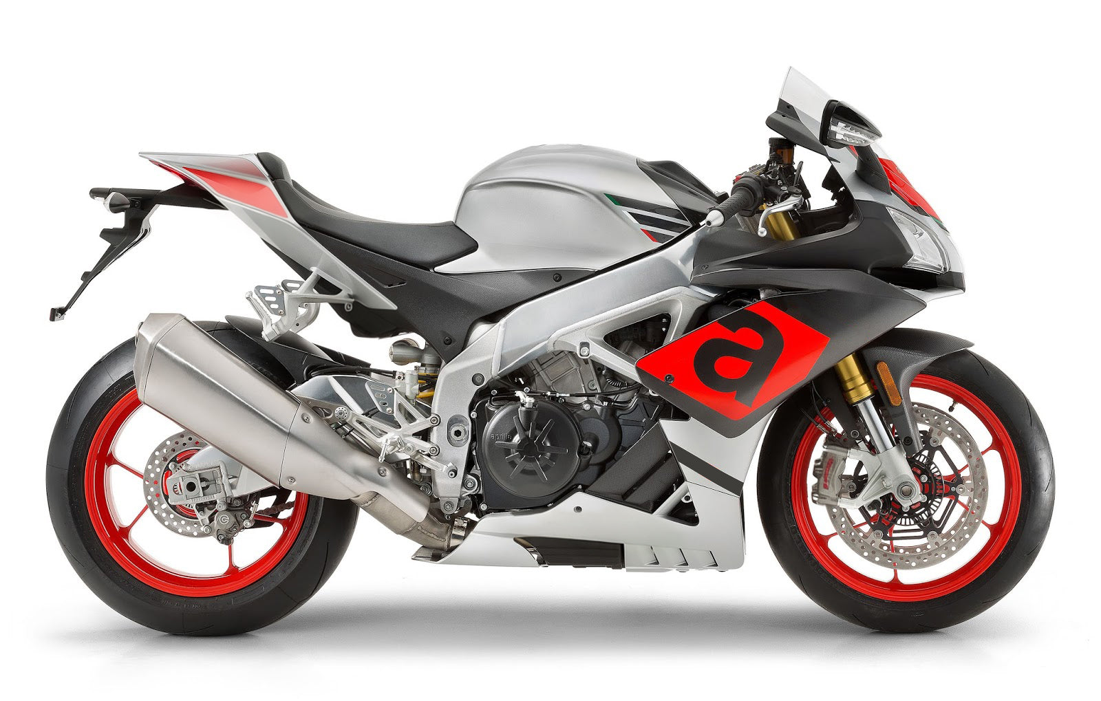 Amotopart Aprilia 2016-2020 RSV4 1000 Sliver&Green Fairing Kit