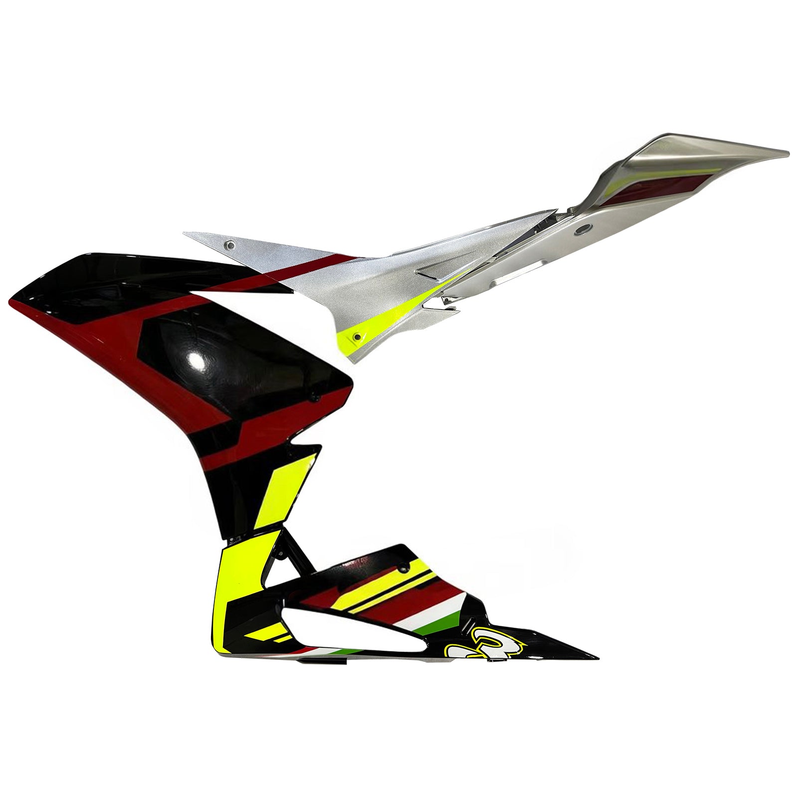 Amotopart 2016-2020 Aprilia RSV4 1000 Yellow Black Red Fairing Kit