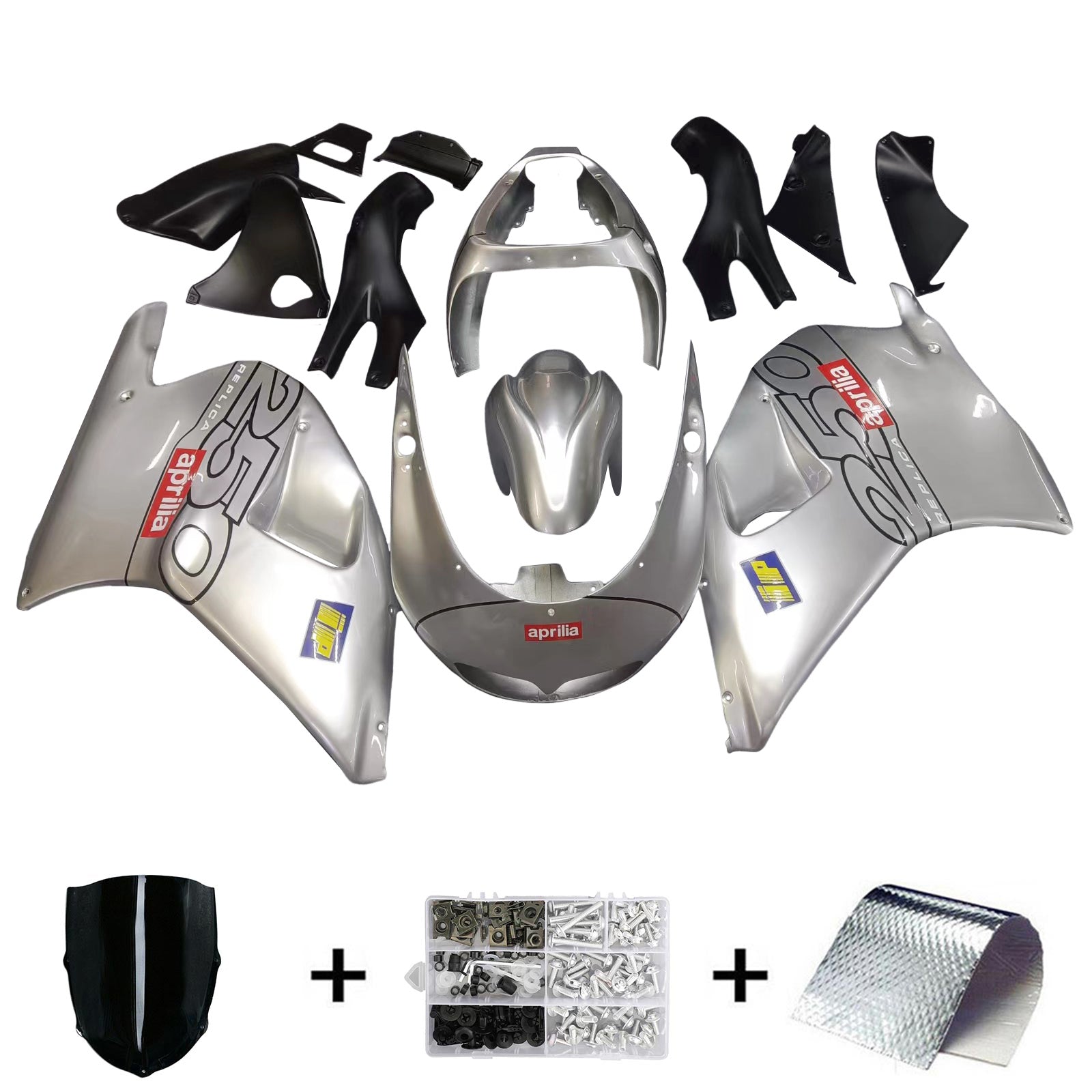 Amotopart 1994–1997 Aprilia RS250 Splitter-Verkleidungsset