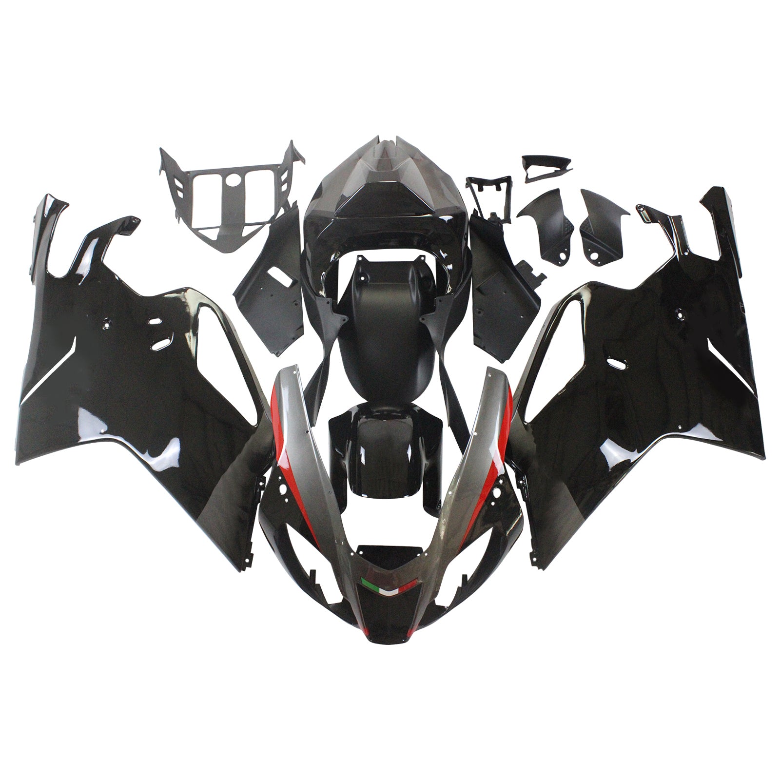 Amotopart 2003-2006 Aprilias RSV1000 Black Fairing Kit