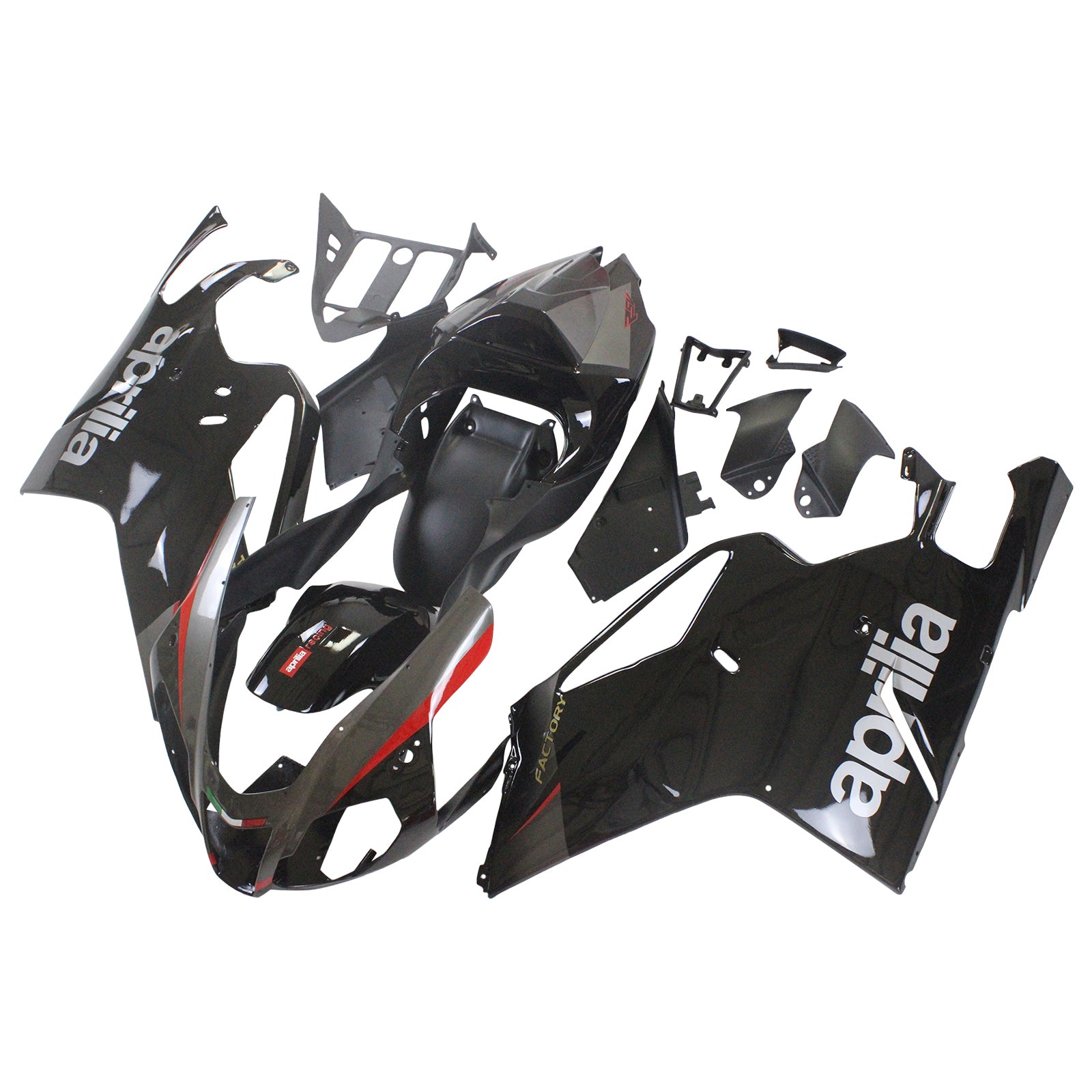 Amotopart 2003-2006 Aprilias RSV1000 Black Fairing Kit