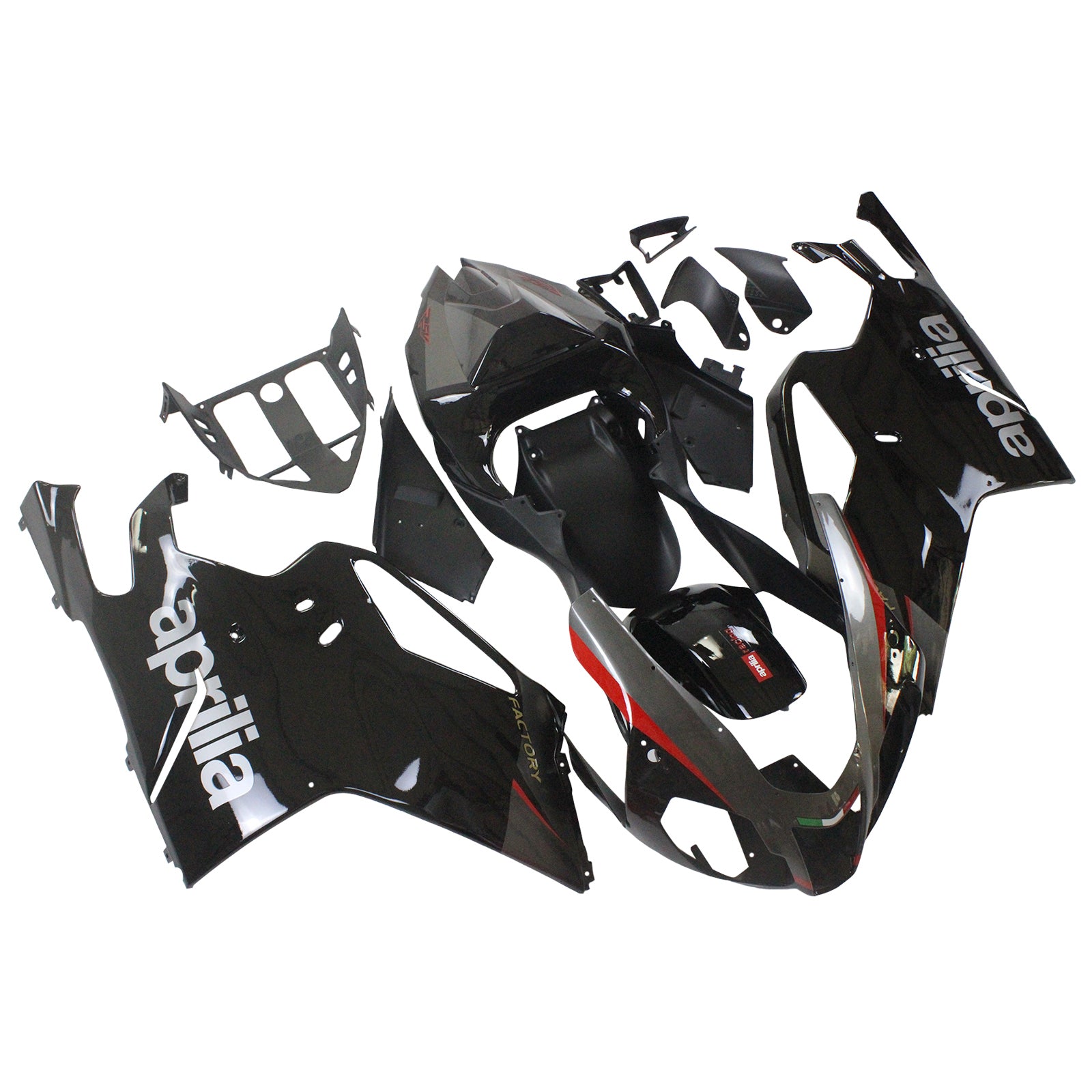 Amotopart 2003-2006 Aprilias RSV1000 Black Fairing Kit