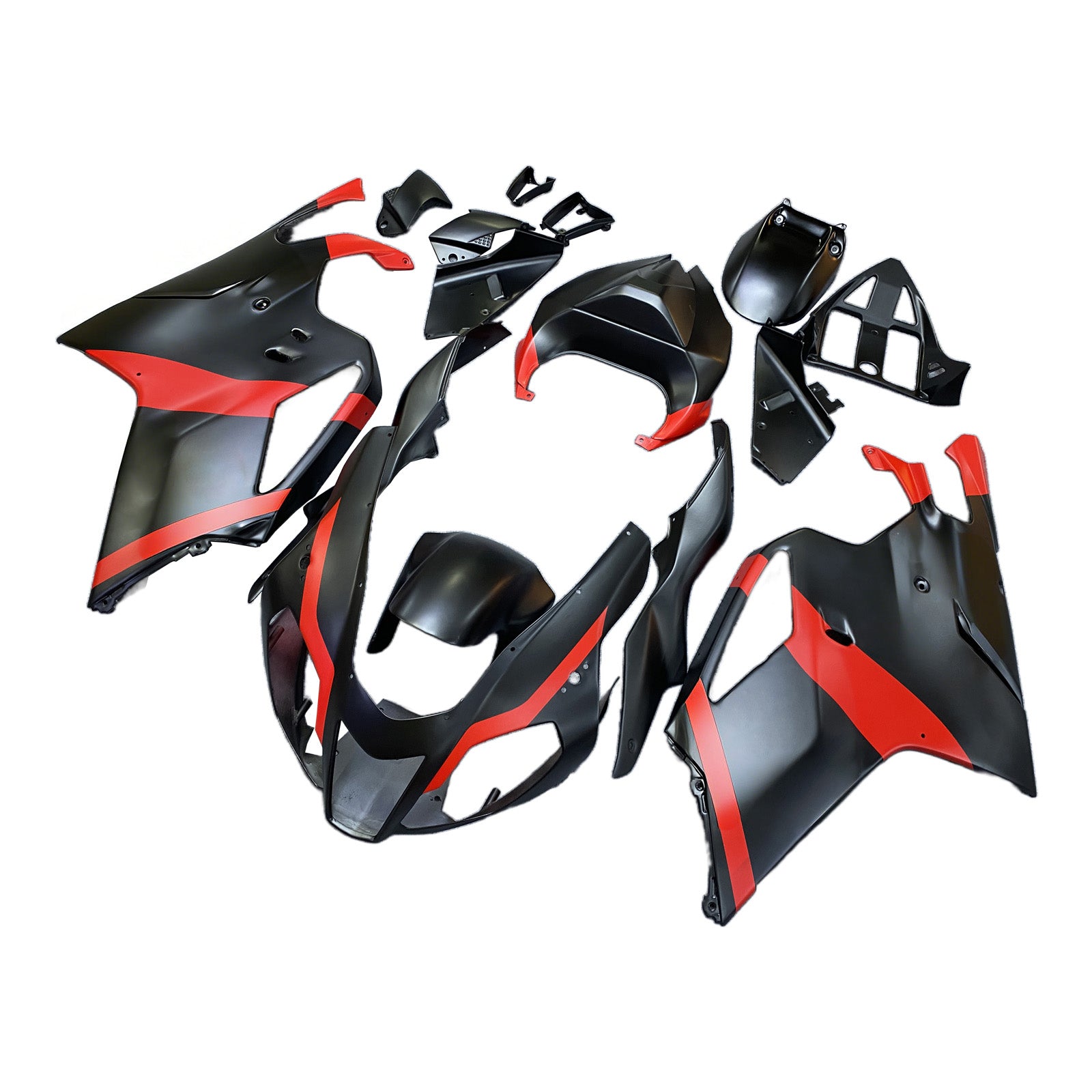 Amotopart 2003-2006 Aprilia RSV1000 Red&Black Style1 Fairing Kit