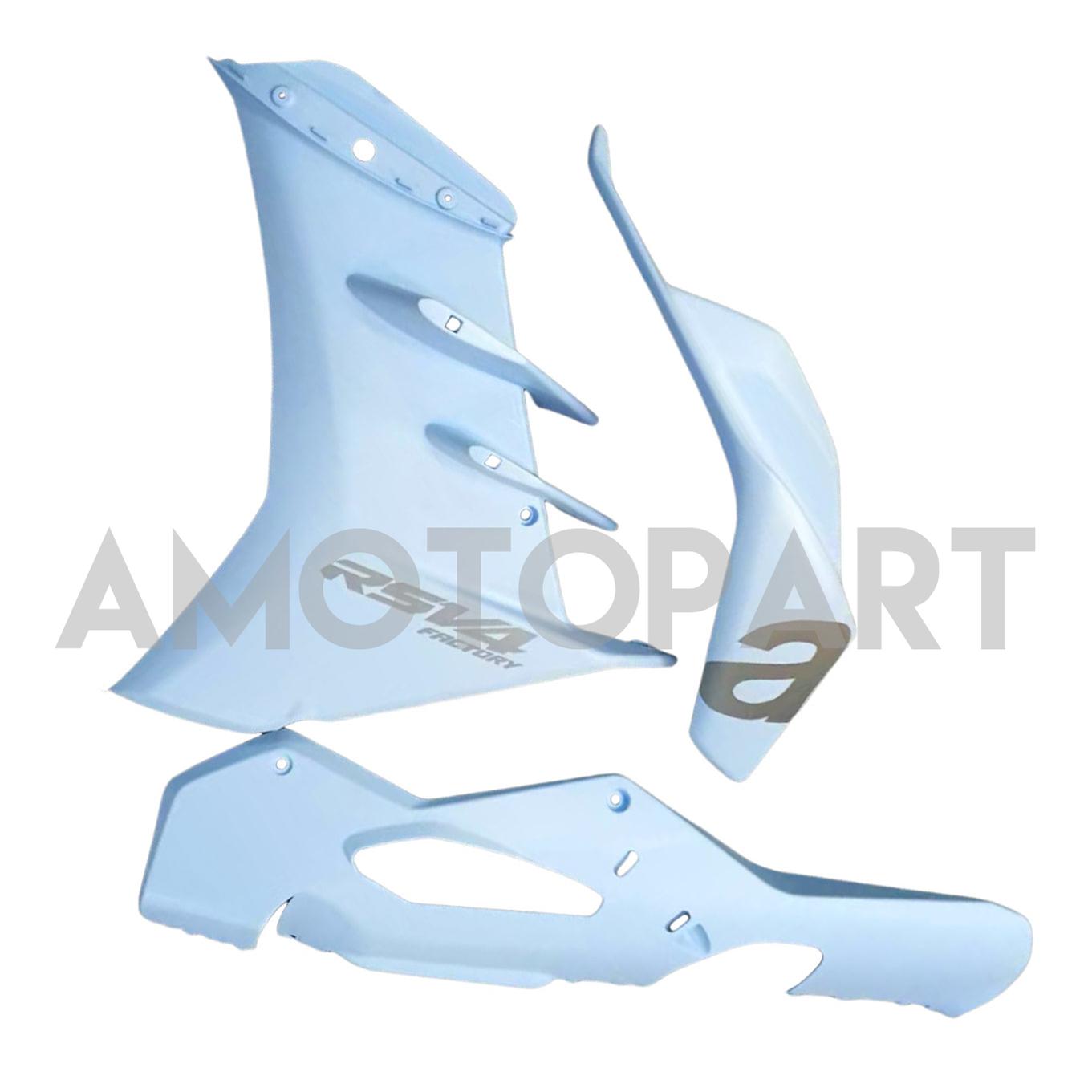 Amotopart 2022-2024 Aprilia RSV4 1100 Hellblaues Verkleidungskit