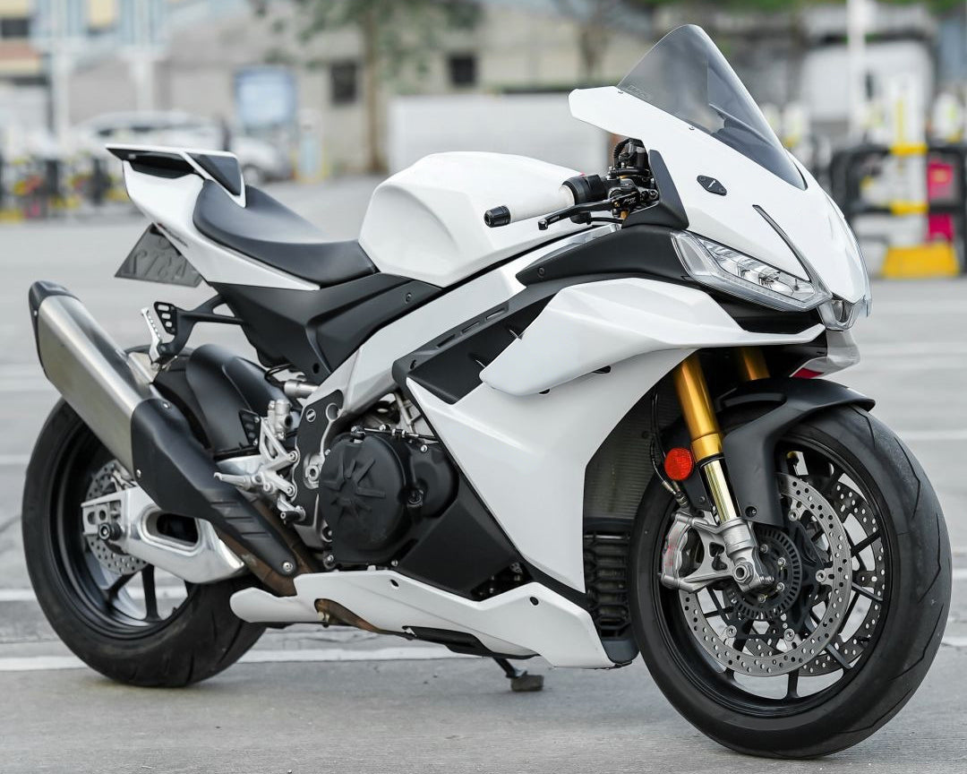 Amotopart 2022-2024 Aprilia RSV4 1100 White Black Fairing Kit