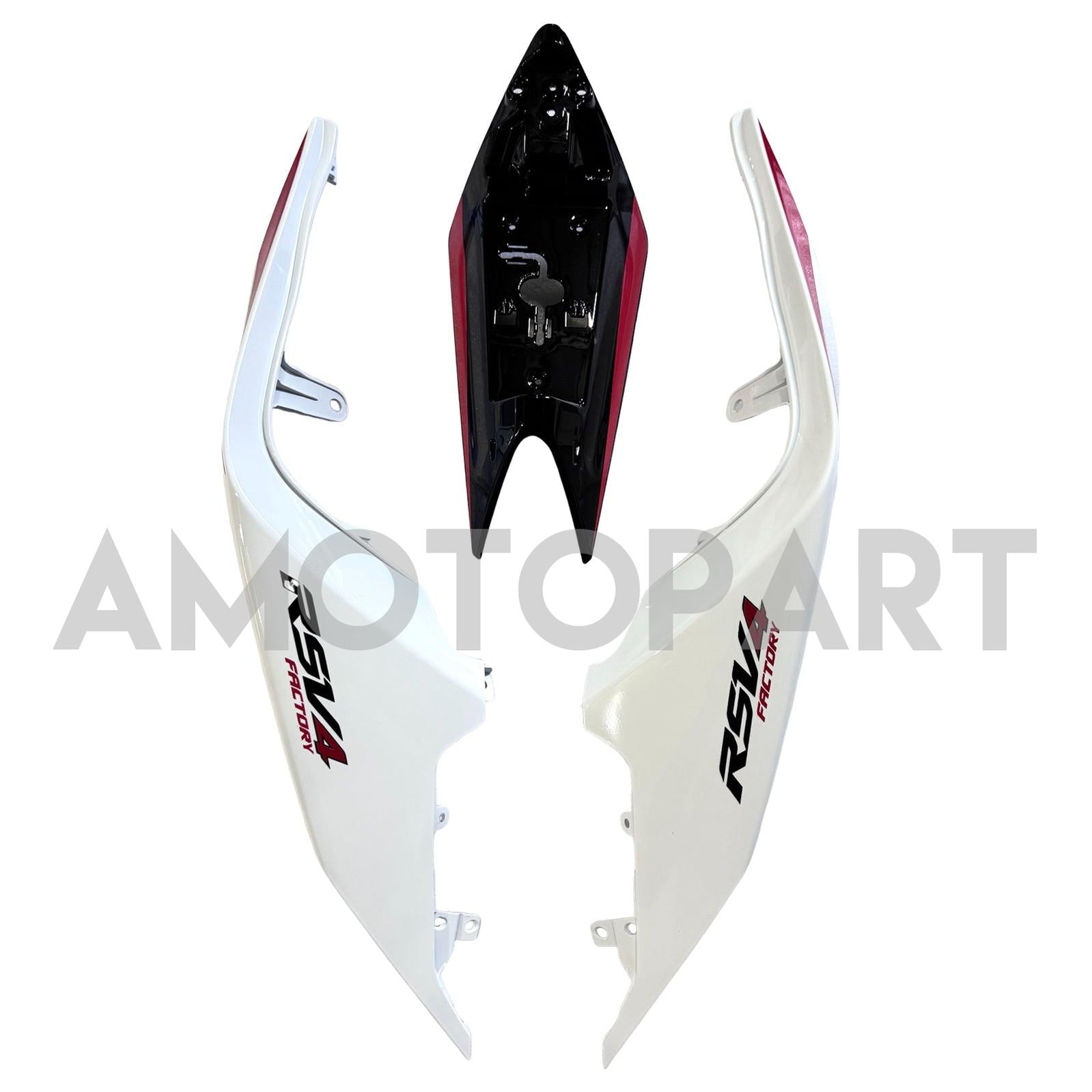 Amotopart 2022-2024 Aprilia RSV4 1100 White Red Fairing Kit