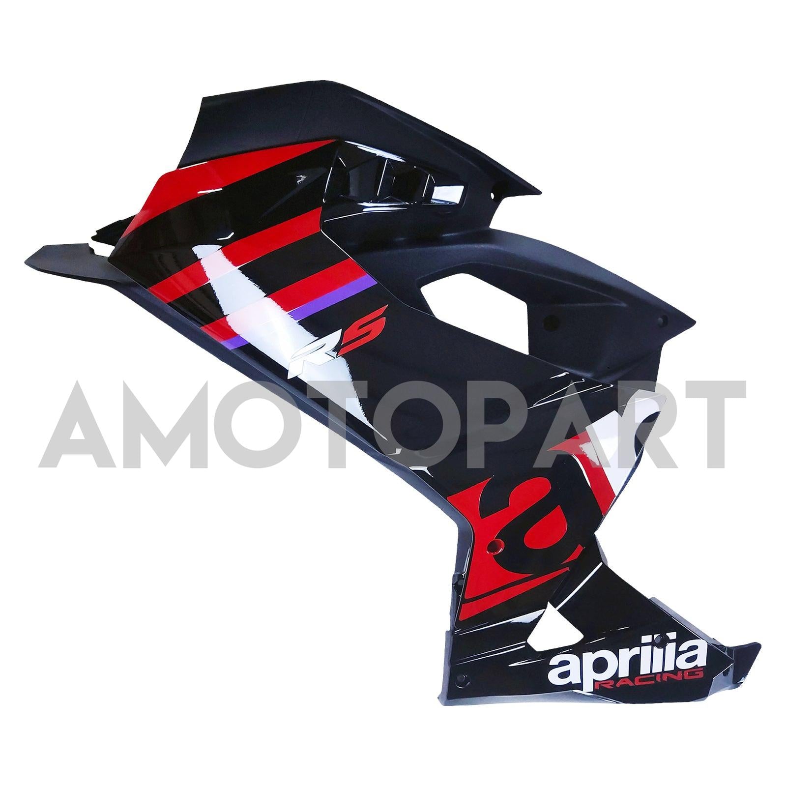 Amotopart 2024-2025 Aprilia Rs 457 Schwarzes Rotverkleidungskit