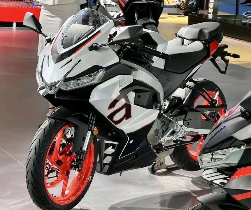 Amotopart 2024-2025 Aprilia Rs 457 Gray Black Fairing Kit