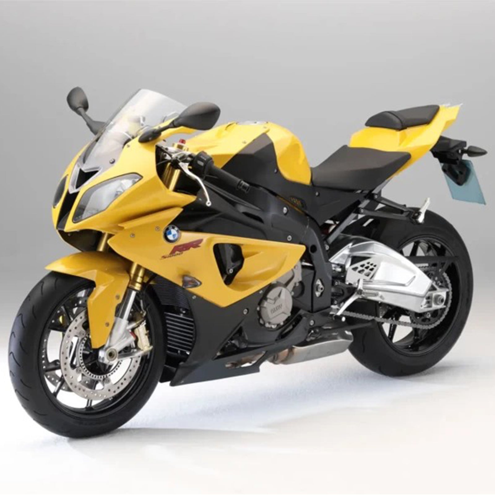 Amotopart 2009-2014 BMW S1000RR イエロー&ブラック フェアリングキット